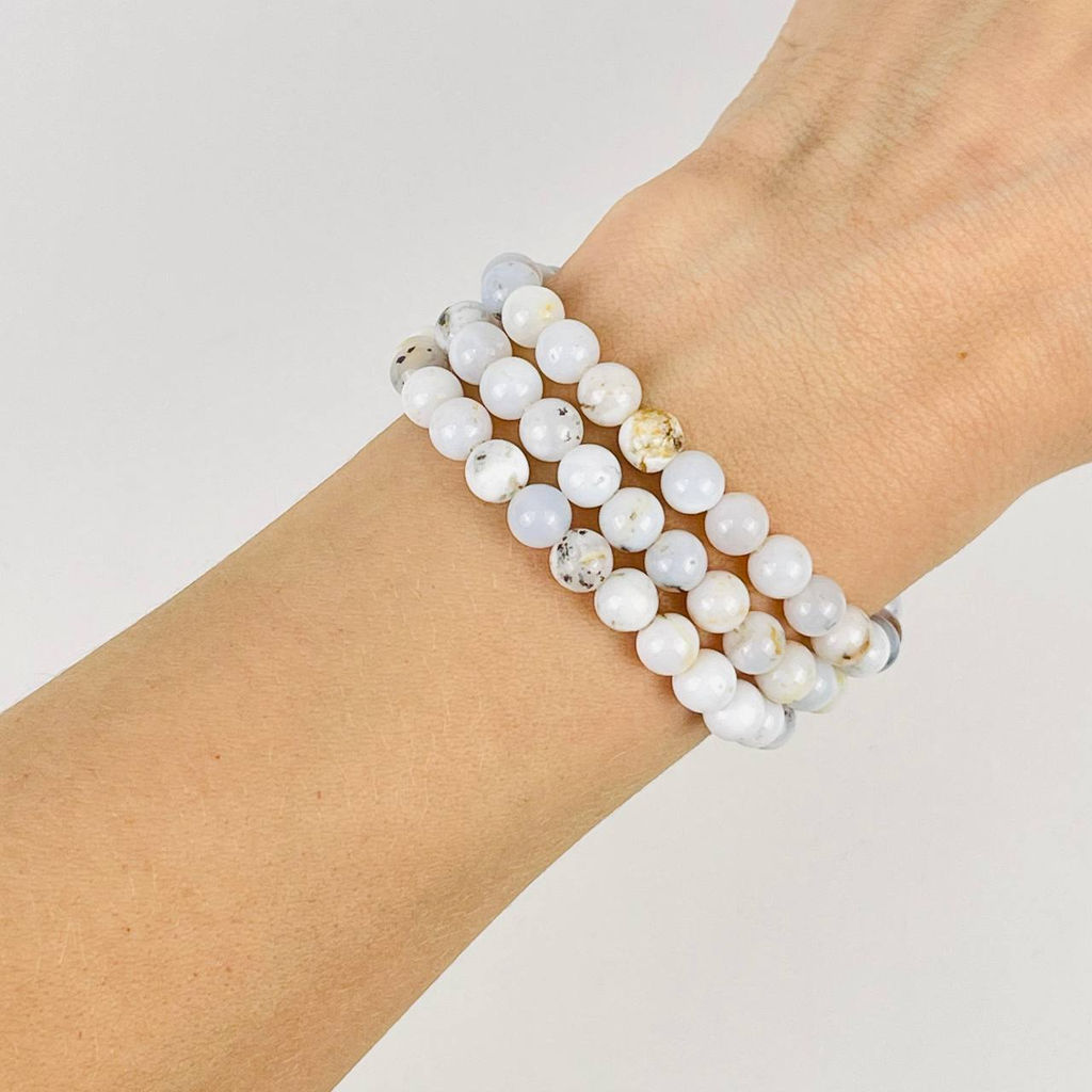 Бусины для украшений из Кахолонга (65 бусин) 39 см