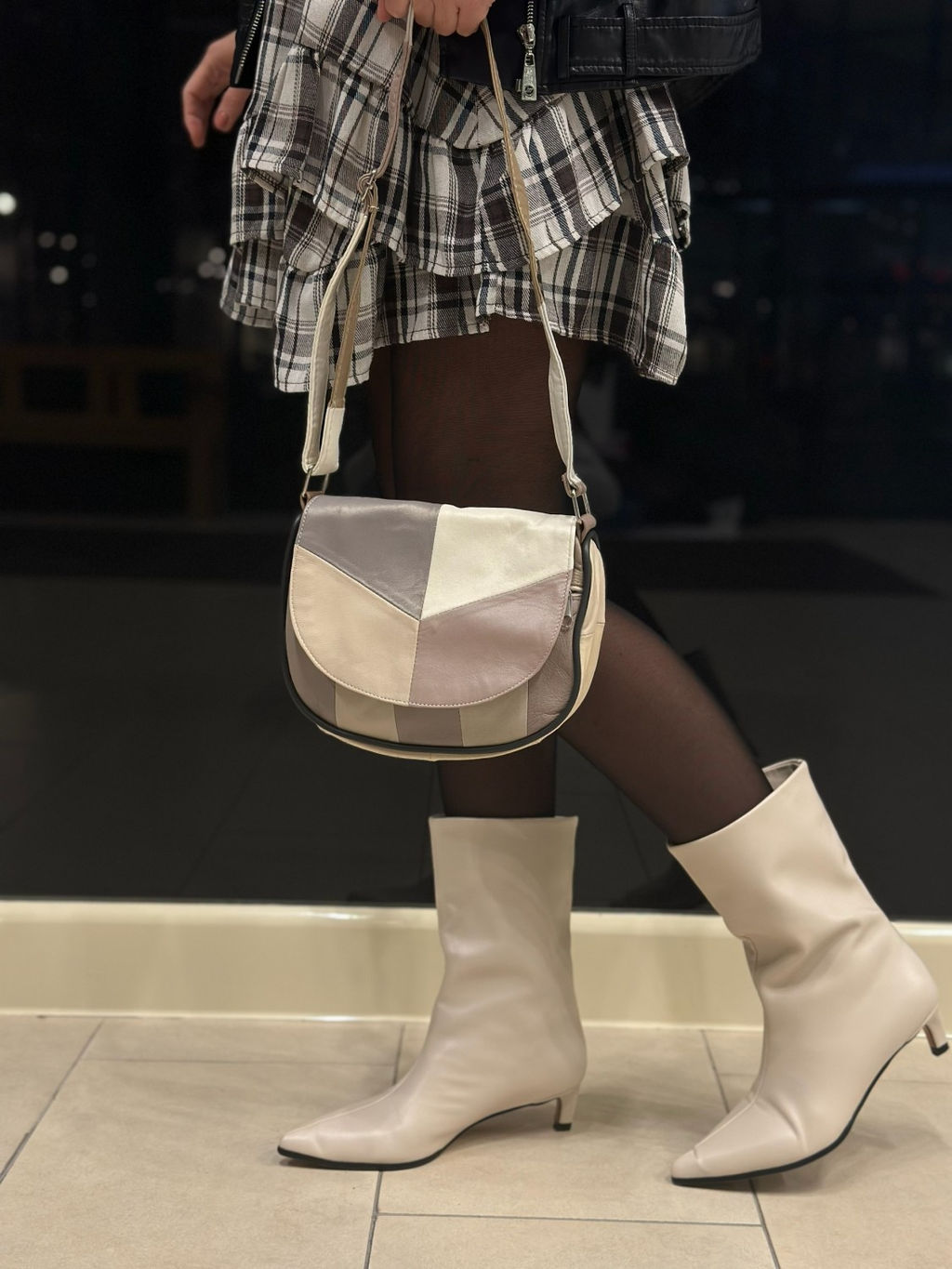 Сумка женская из телячьей кожи