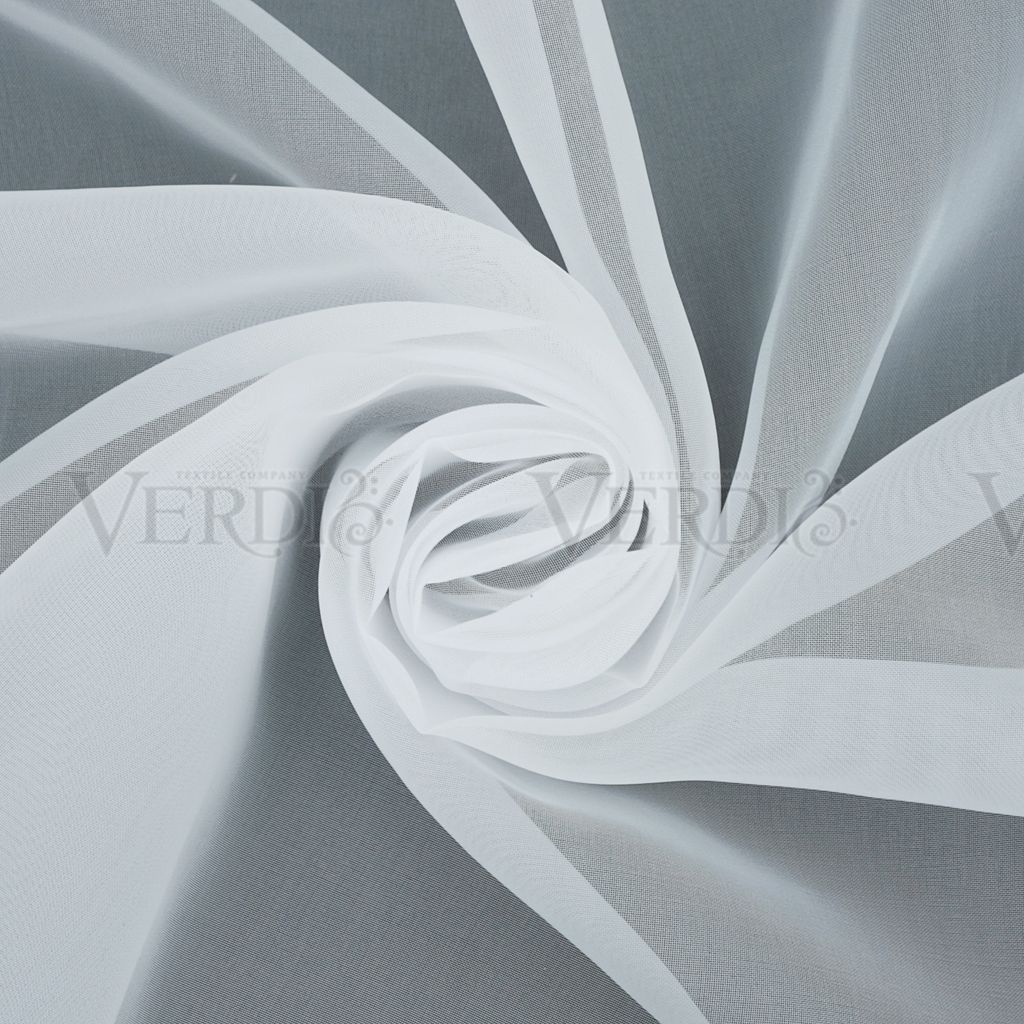 Вуаль однотонная белая 280см