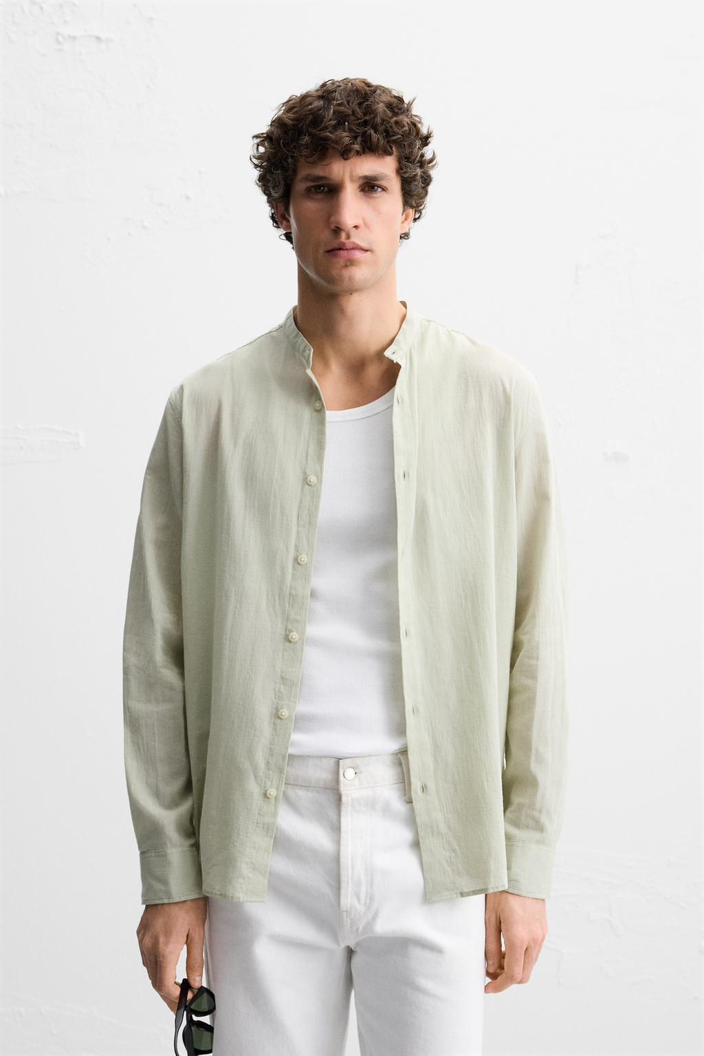 CREASED-EFFECT SHIRT - Zara фото 16
