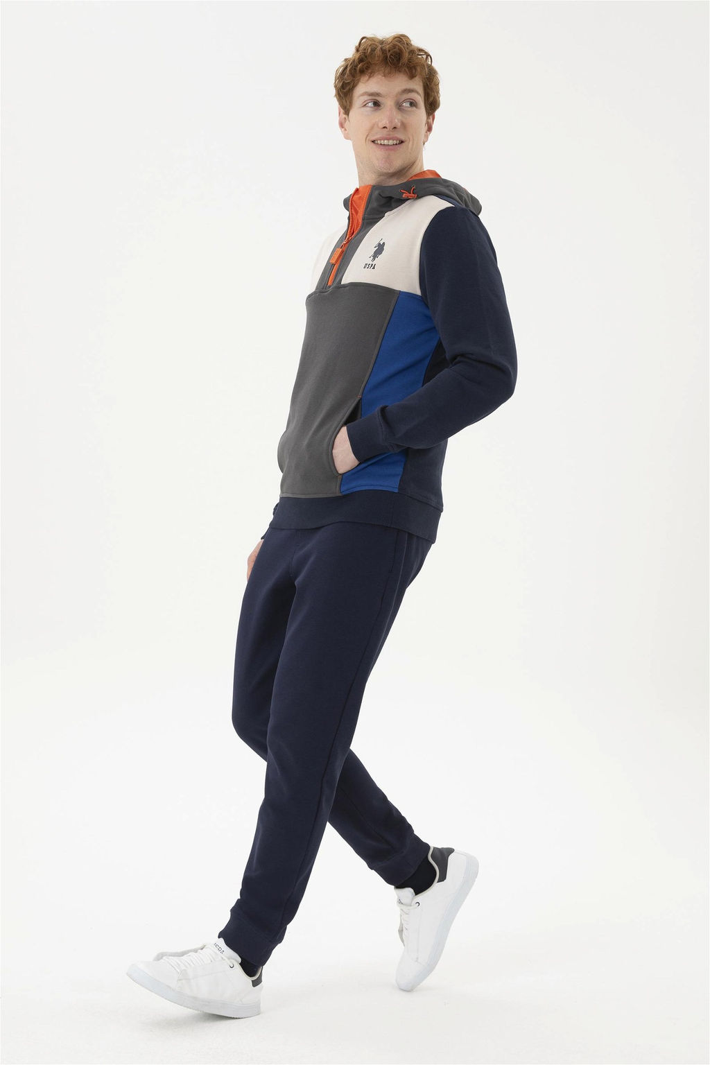 Мужской темно-синий свитшот Неожиданная скидка в корзине - U.s. polo assn фото 4