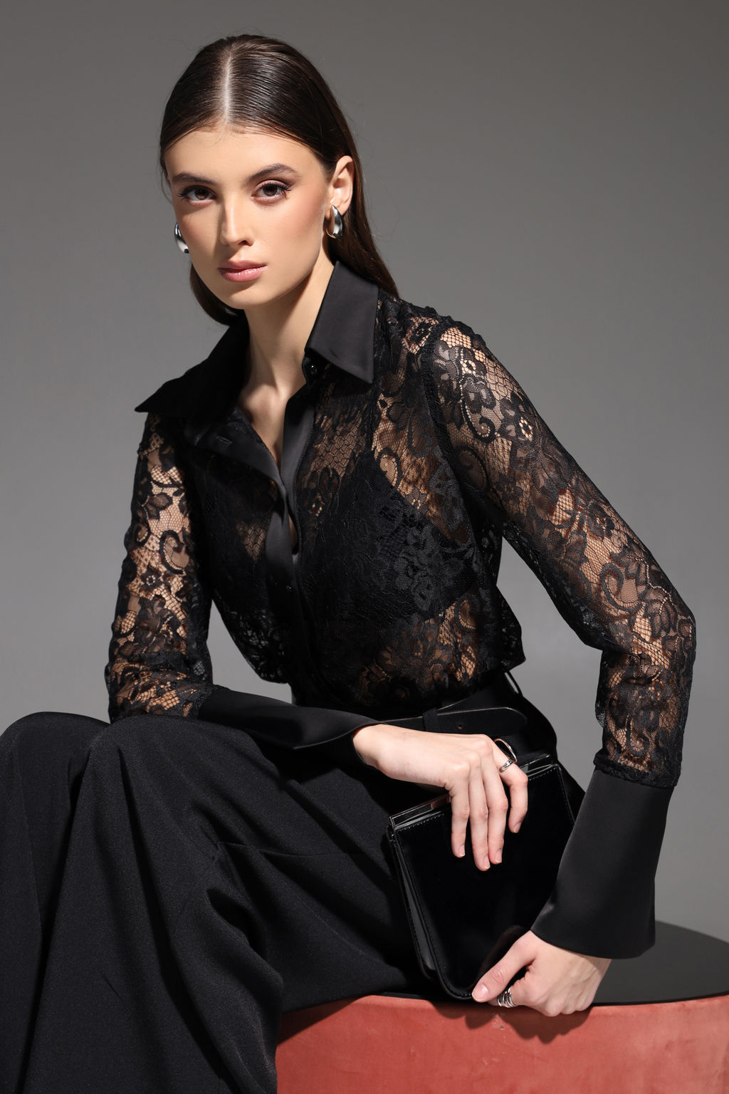 Роскошная кружевная блуза - Cloxy фото 5