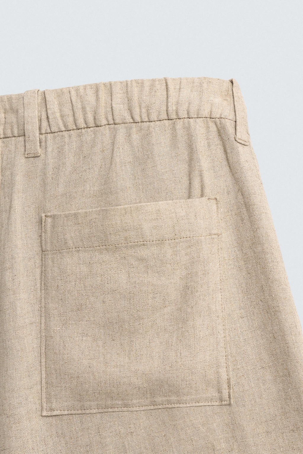 BERMUDA RELAXED FIT LINO - VISCOSA / Arena