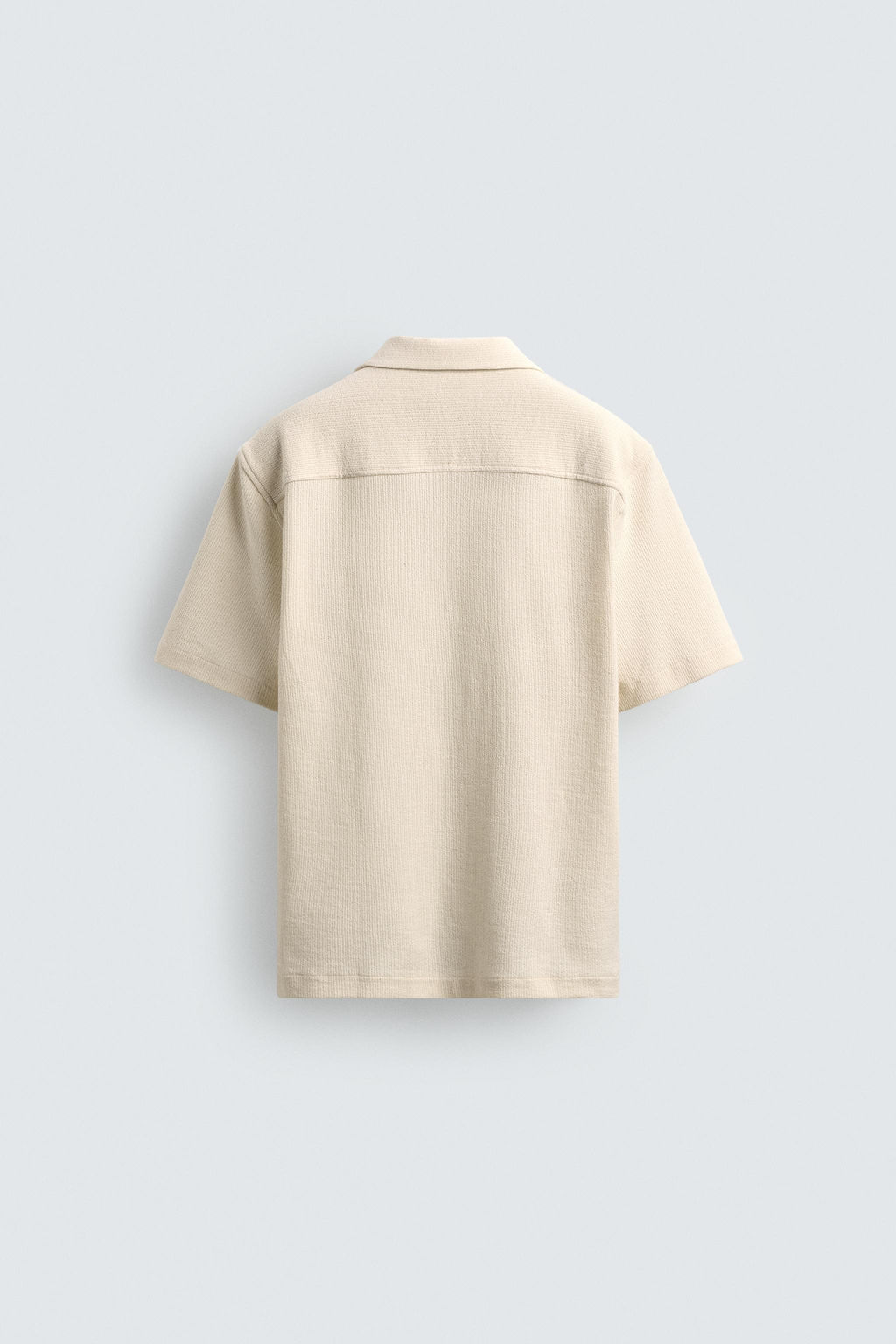 JACQUARD SHIRT WITH RUFFLE TRIM - Zara фото 8