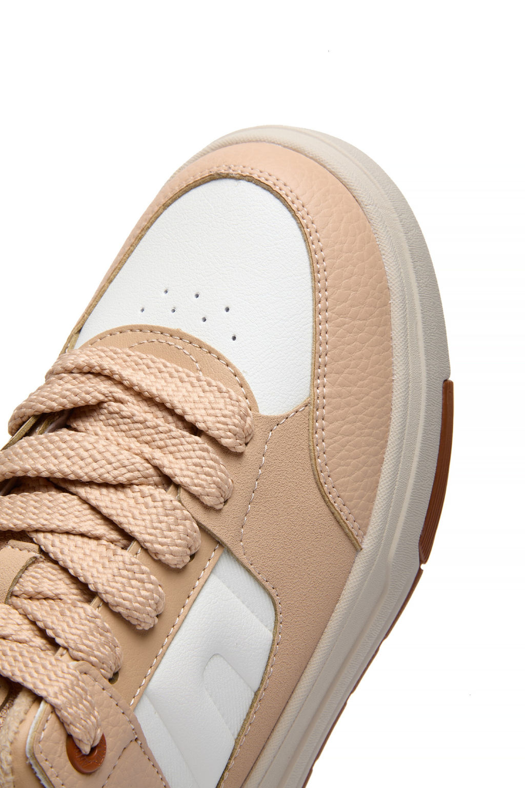 Кеды повседневные утепленные Бежевый/Коричневый A LOGO