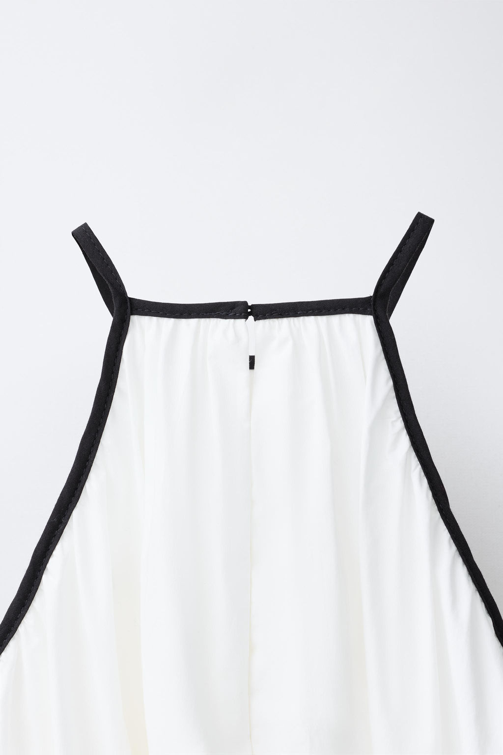 VESTIDO LAZO CUELLO HALTER / Blanco - Zara фото 7