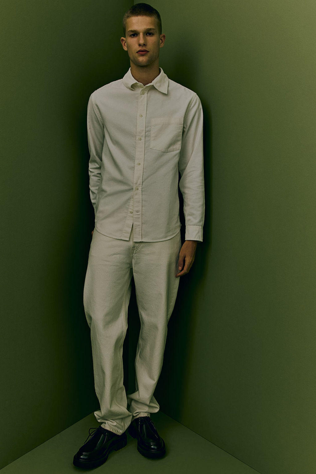 Camisa de pana Regular Fit - H&m фото 3