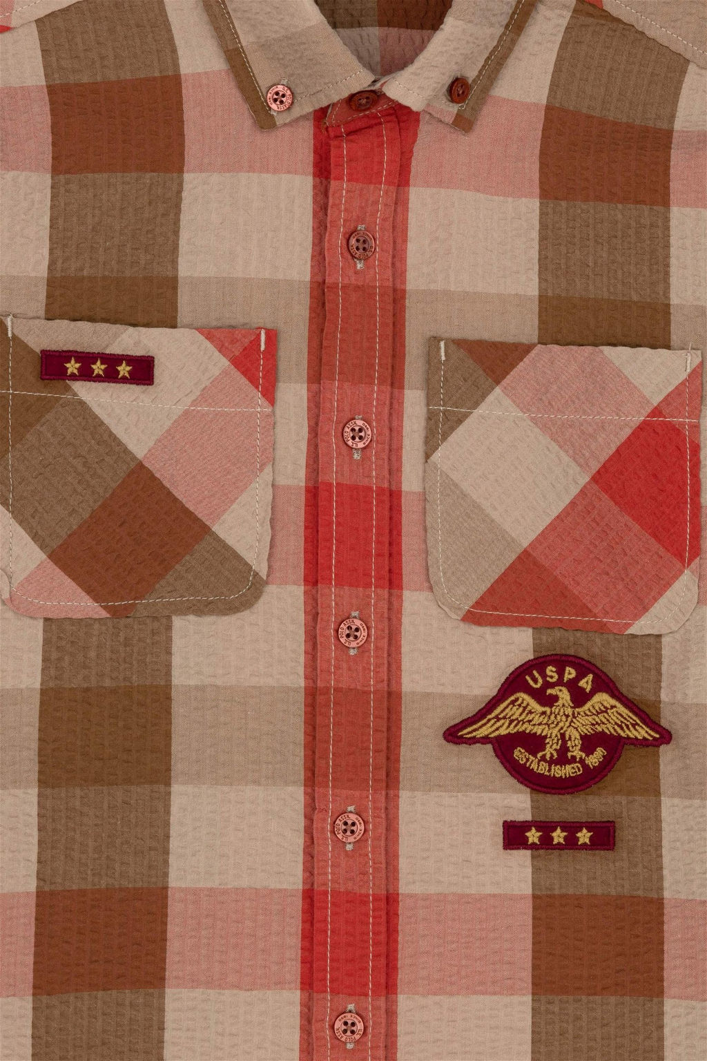 U. S. Polo Assn Рубашка Brick с длинным рукавом для мальчика - U.s. polo assn фото 10