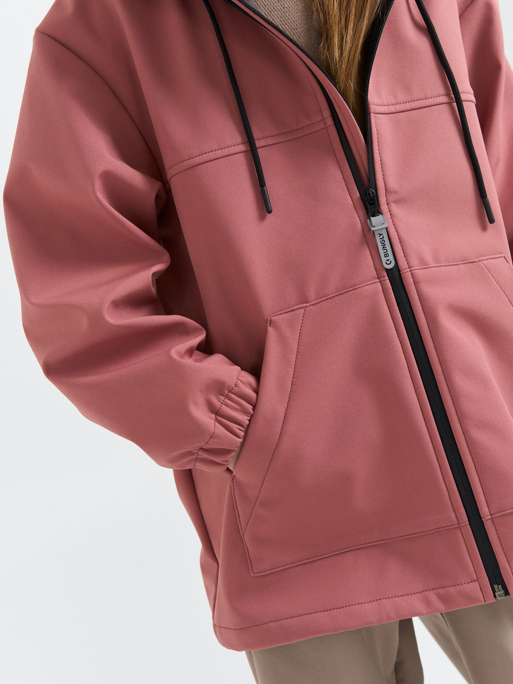 Куртка Softshell демисезонная Пепельная роза 7+ - Bungly фото 5