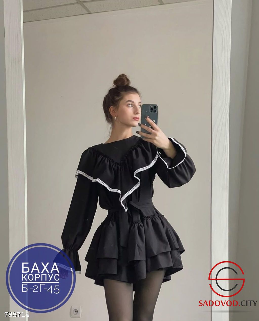 Женское платье с рюшами - Bruno фото 3