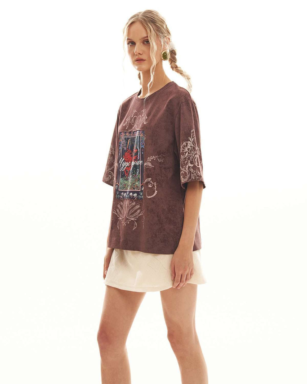 Футболка варёнка с шёлковой вставкой FRK002 - Sahar art lab фото 11