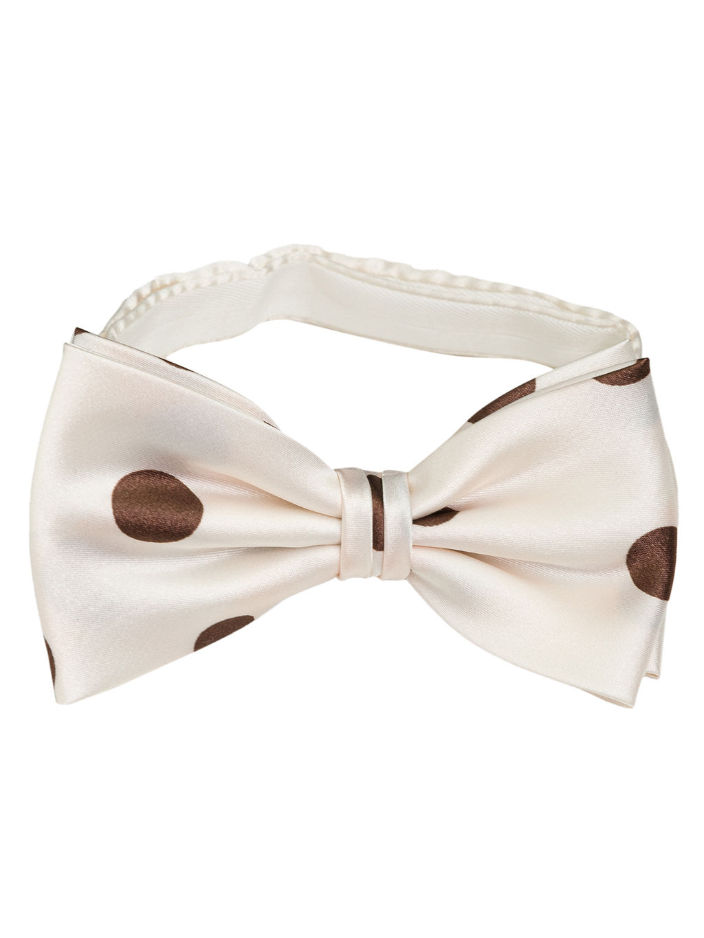 Галстук-бабочка мужской CASINO Casino-poly молочный 512.1.800