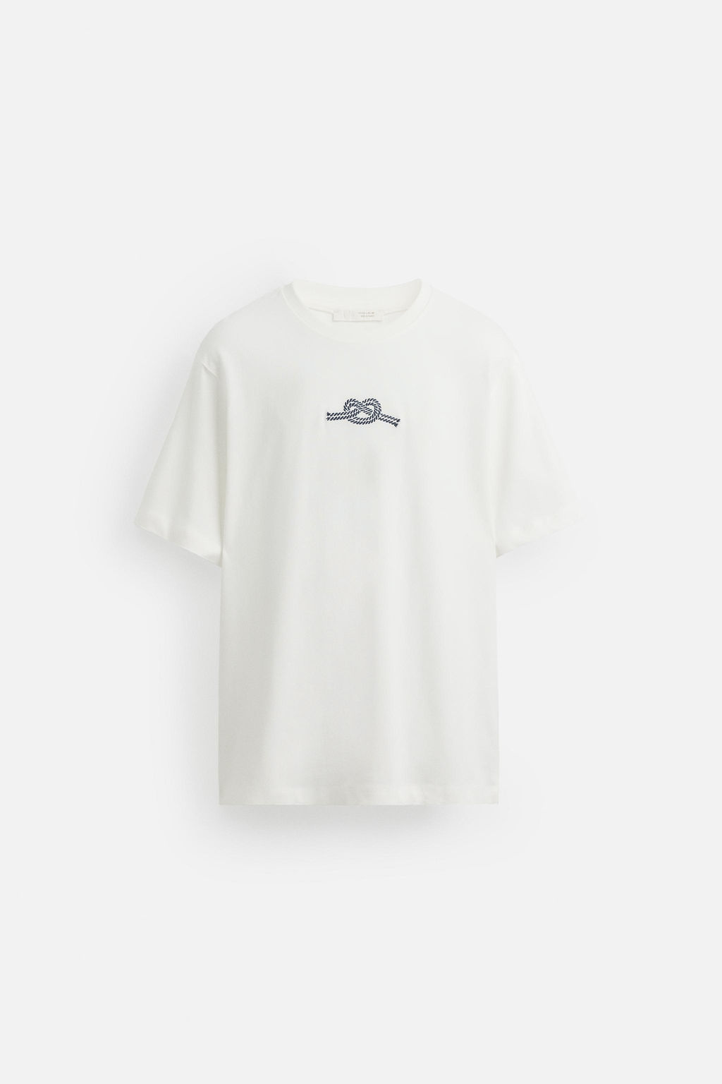 T-SHIRT WITH COMBINED EMBROIDERY - Zara фото 8