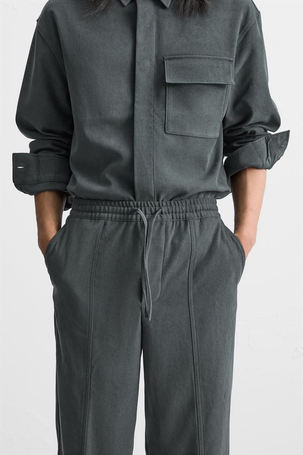 SOFT JOGGER WAIST TROUSERS - Zara фото 5