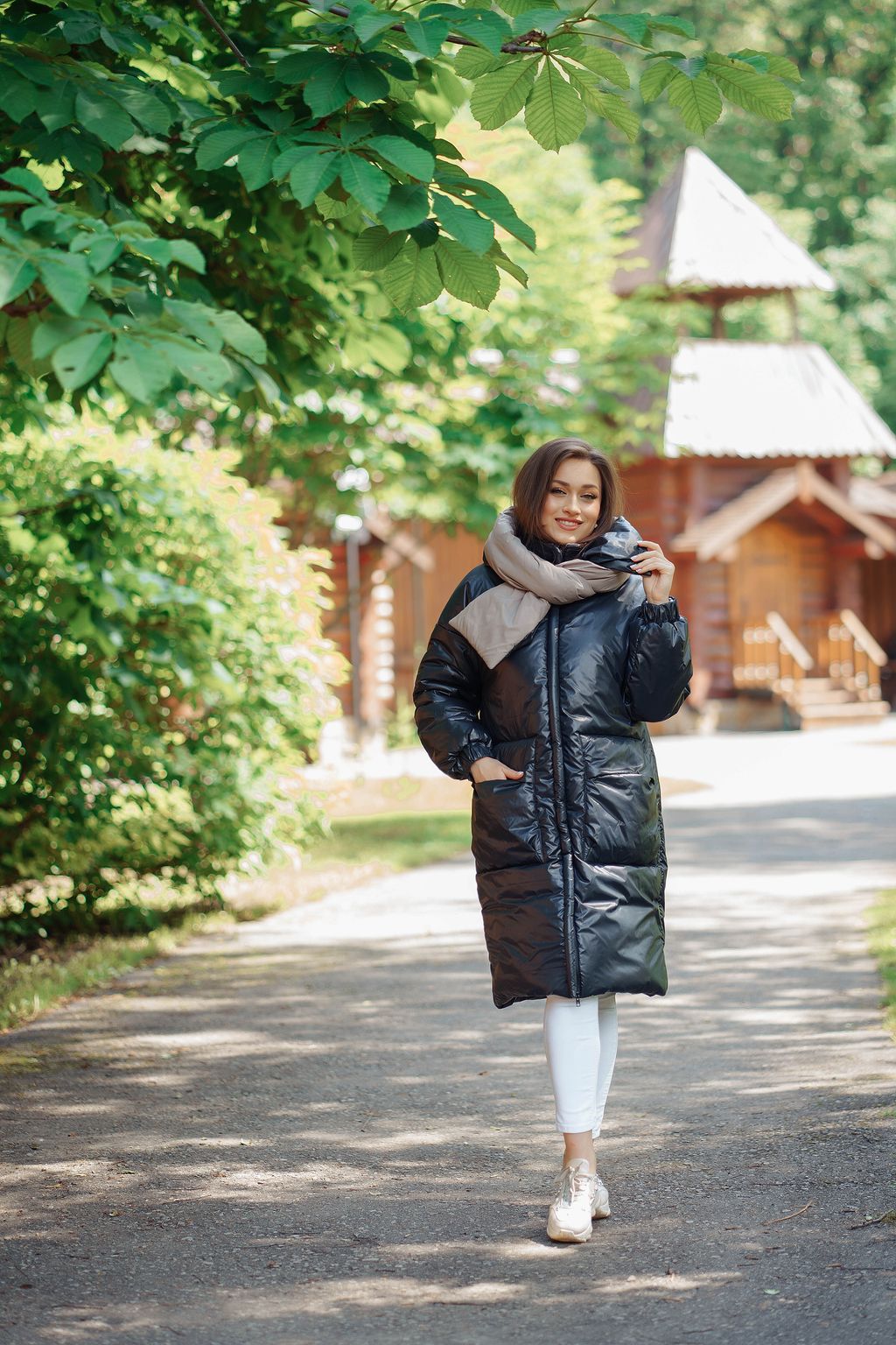 Куртка женская зимняя 22600 (черный/какао) - Kankan фото 2