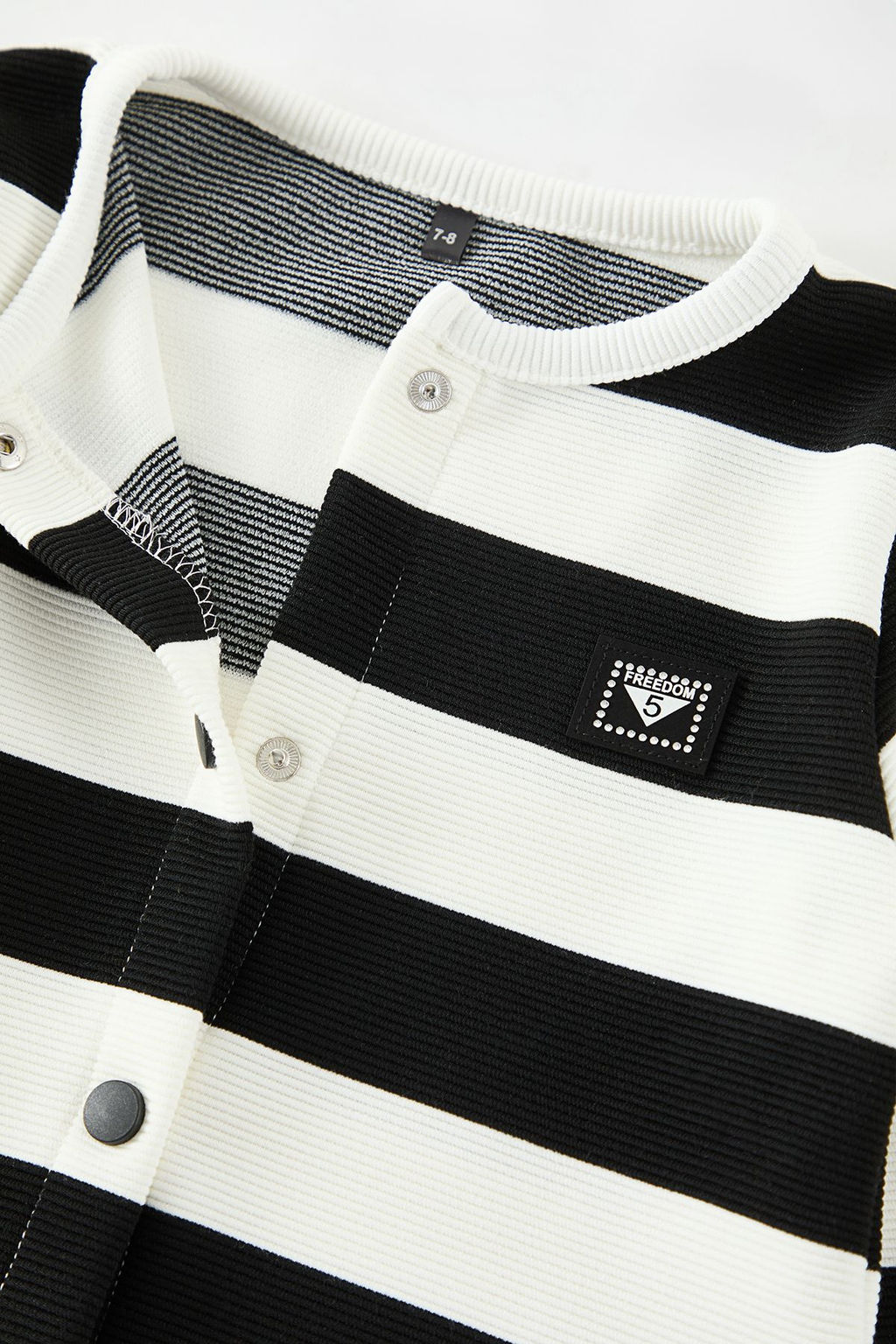 Siyah K?z Cocuk Cizgili Triko H?rka TKDAW25HI00005 - Trendyolmilla фото 2