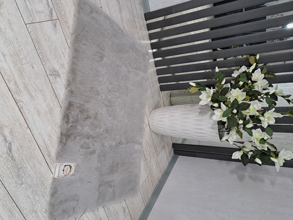 Коврик декоративный Maldivian resort (серебро платина) 80х120