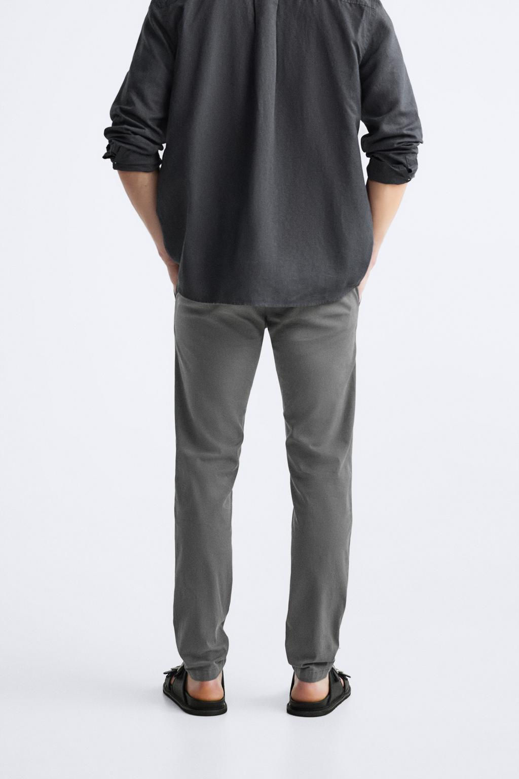 SKINNY FIT CHINO PANTOLON - Zara фото 49