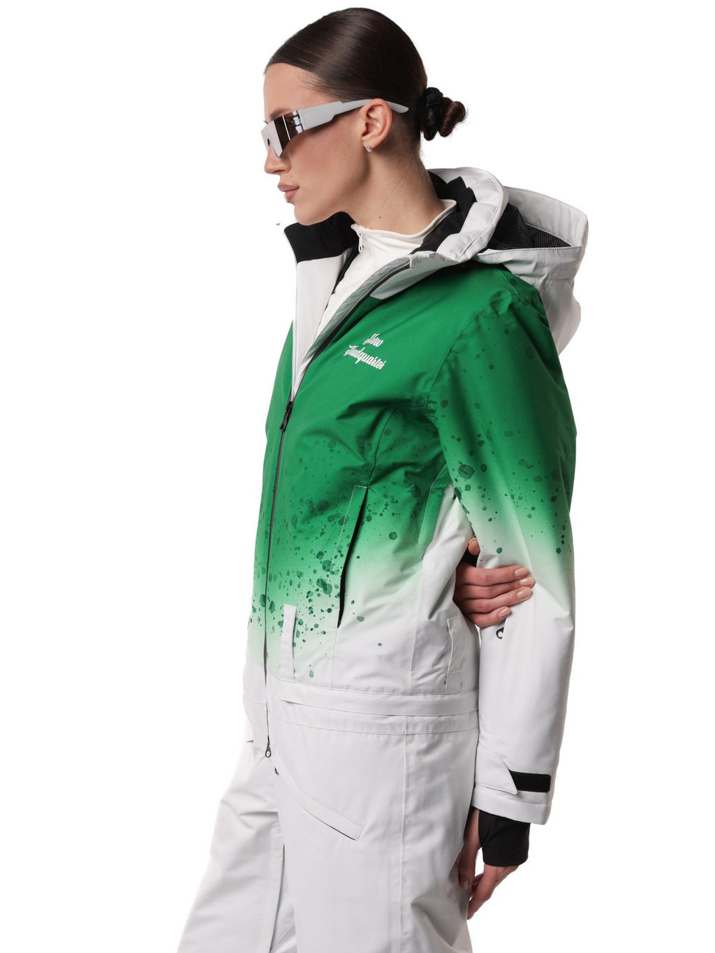 Комбинезон BB-0525 Бело-зеленый