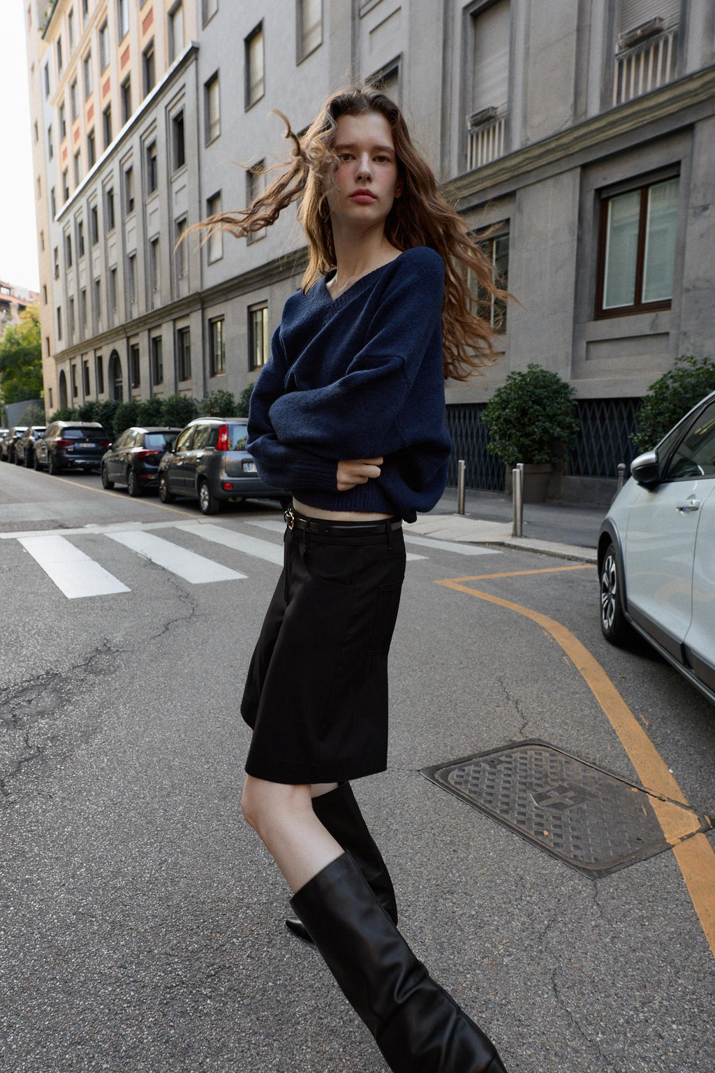 FLARED LONG BERMUDA SHORTS - Zara фото 3