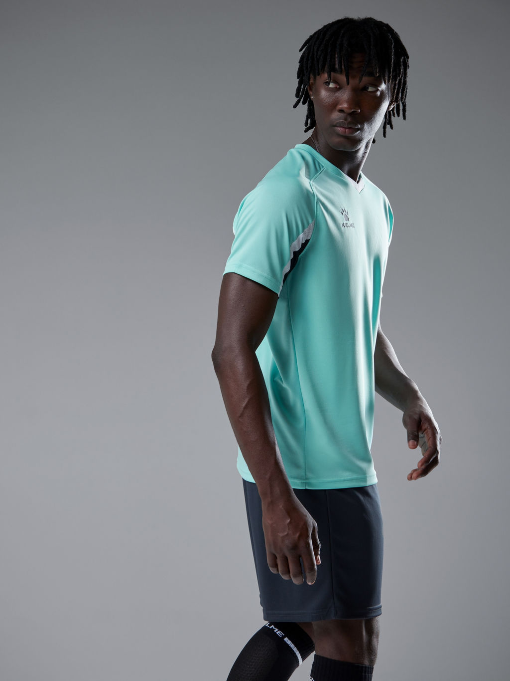Футбольная форма KELME Short-Sleeved Football Suit (Teal/Black)