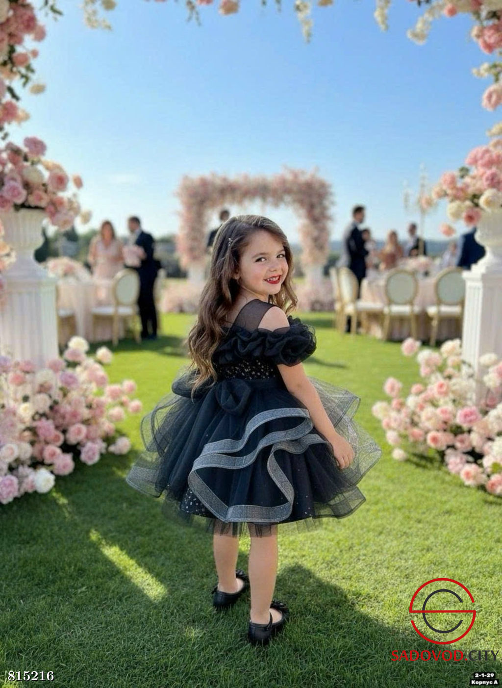 Платье для девочки пышное