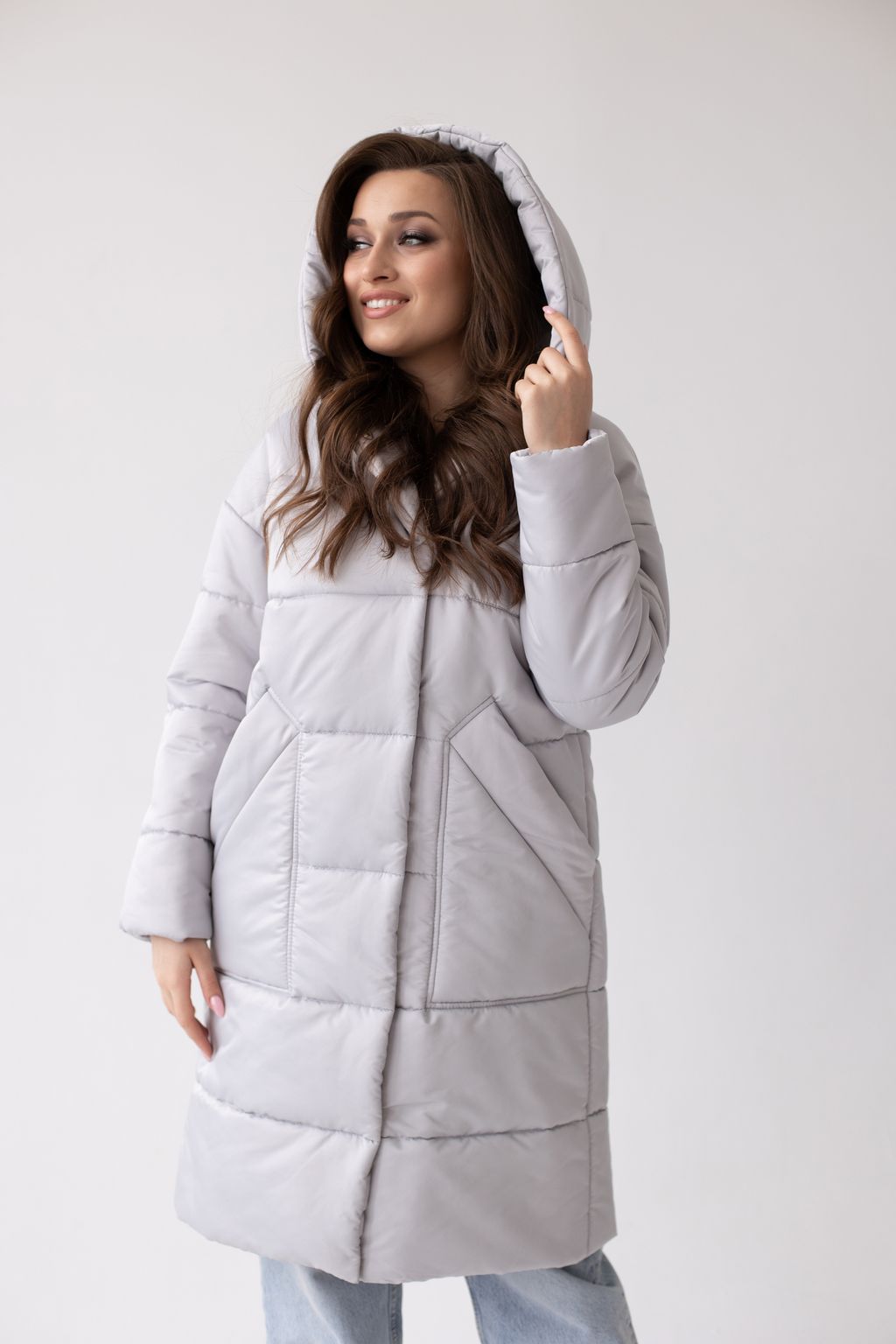 Куртка женская демисезонная 23982 (графит) - Kankan фото 16