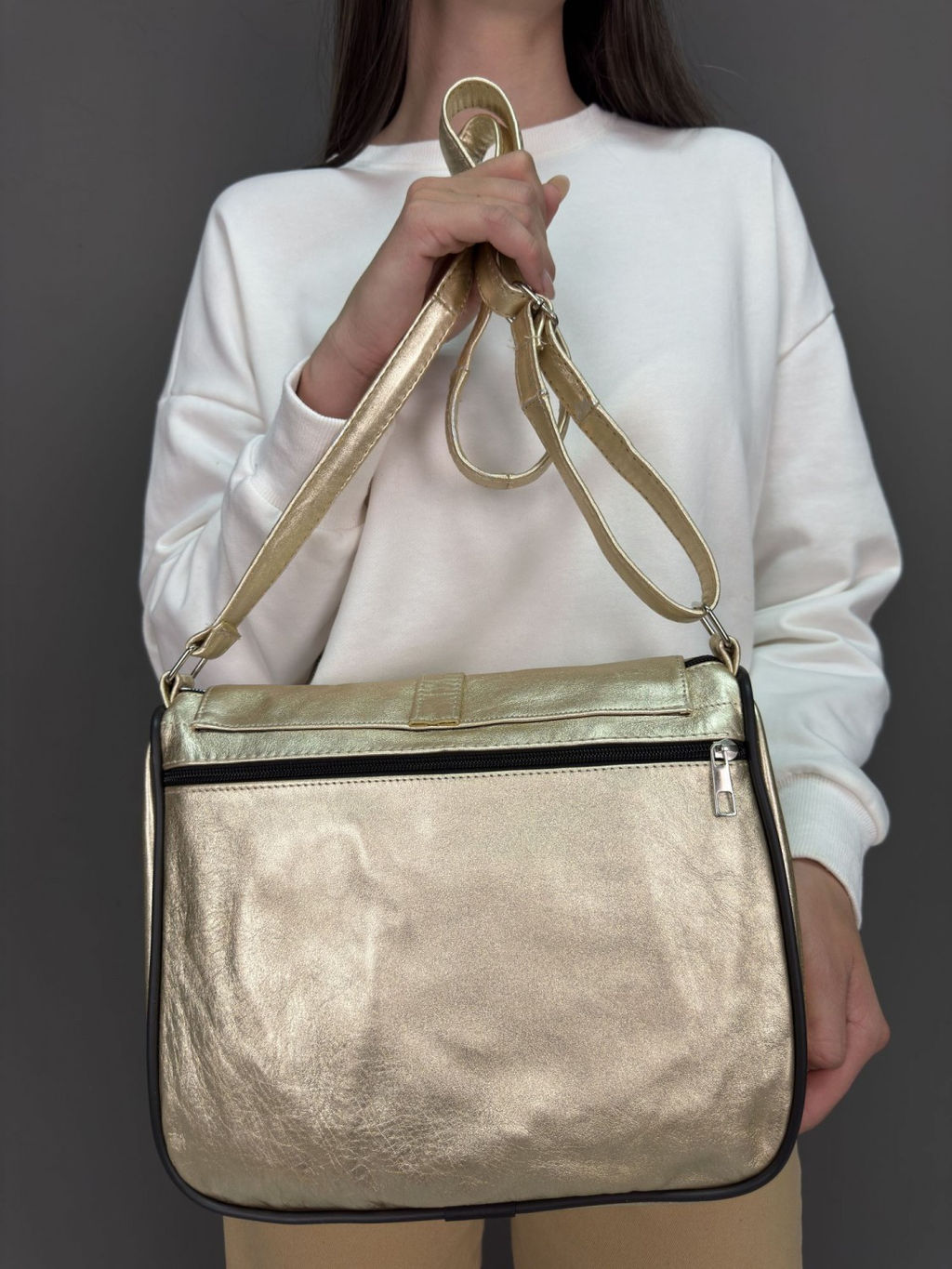 Сумка женская из телячьей кожи