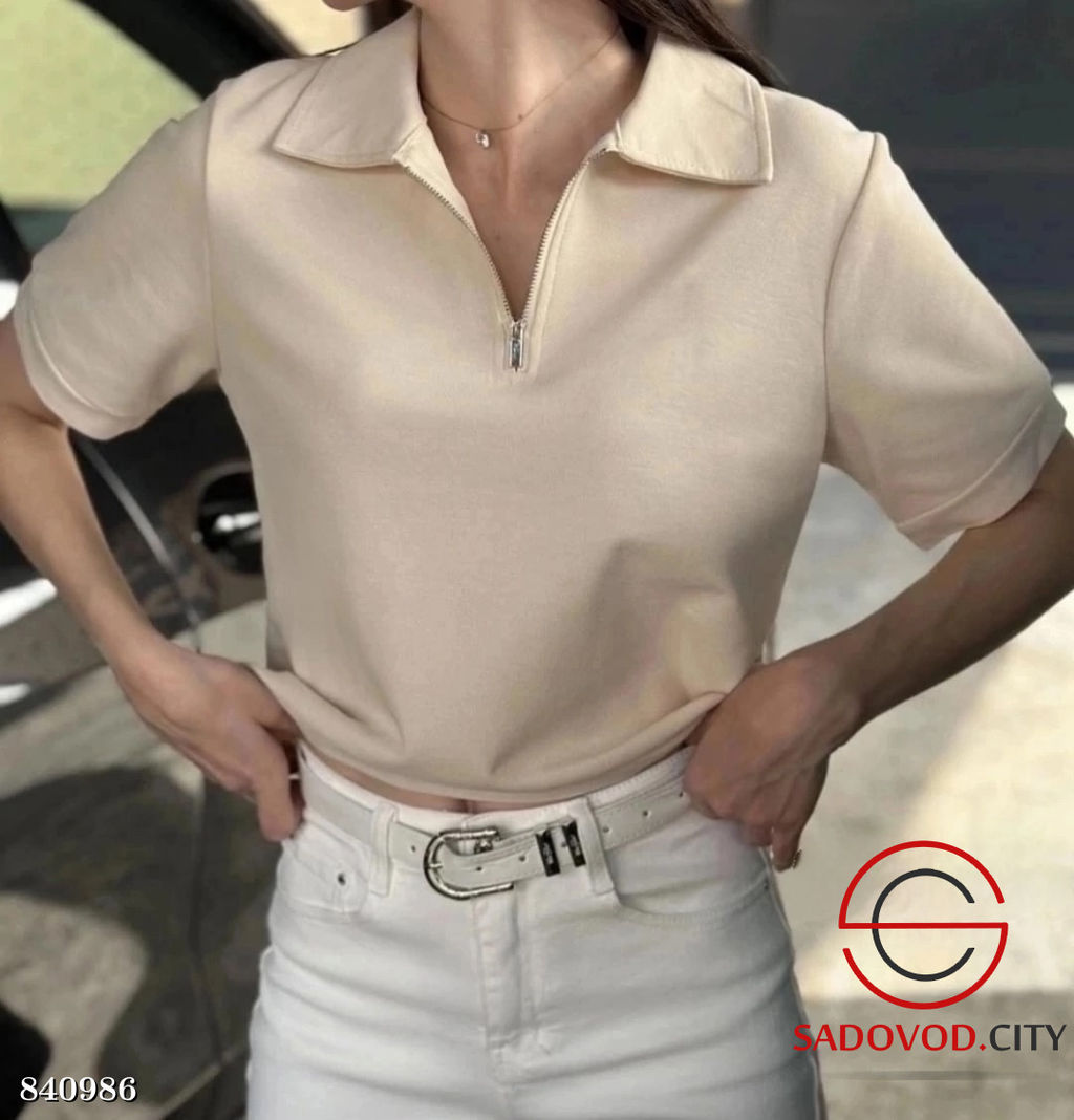 Футболка женская на полузамке - Bruno фото 4