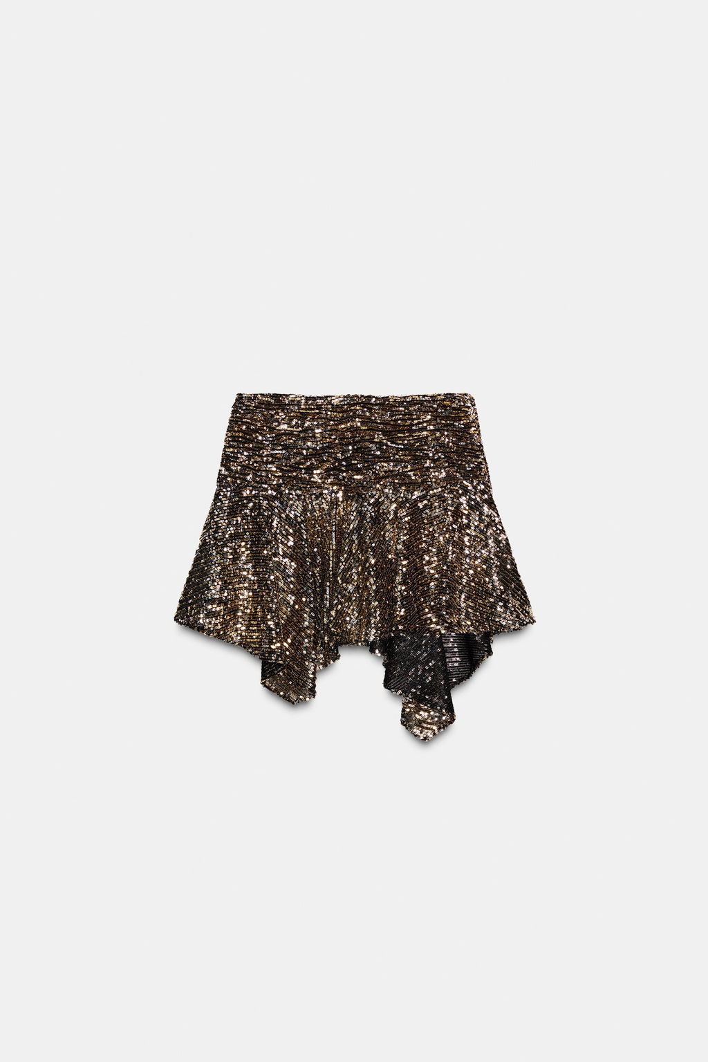 ASYMMETRIC SEQUINNED SKORT - Zara фото 9