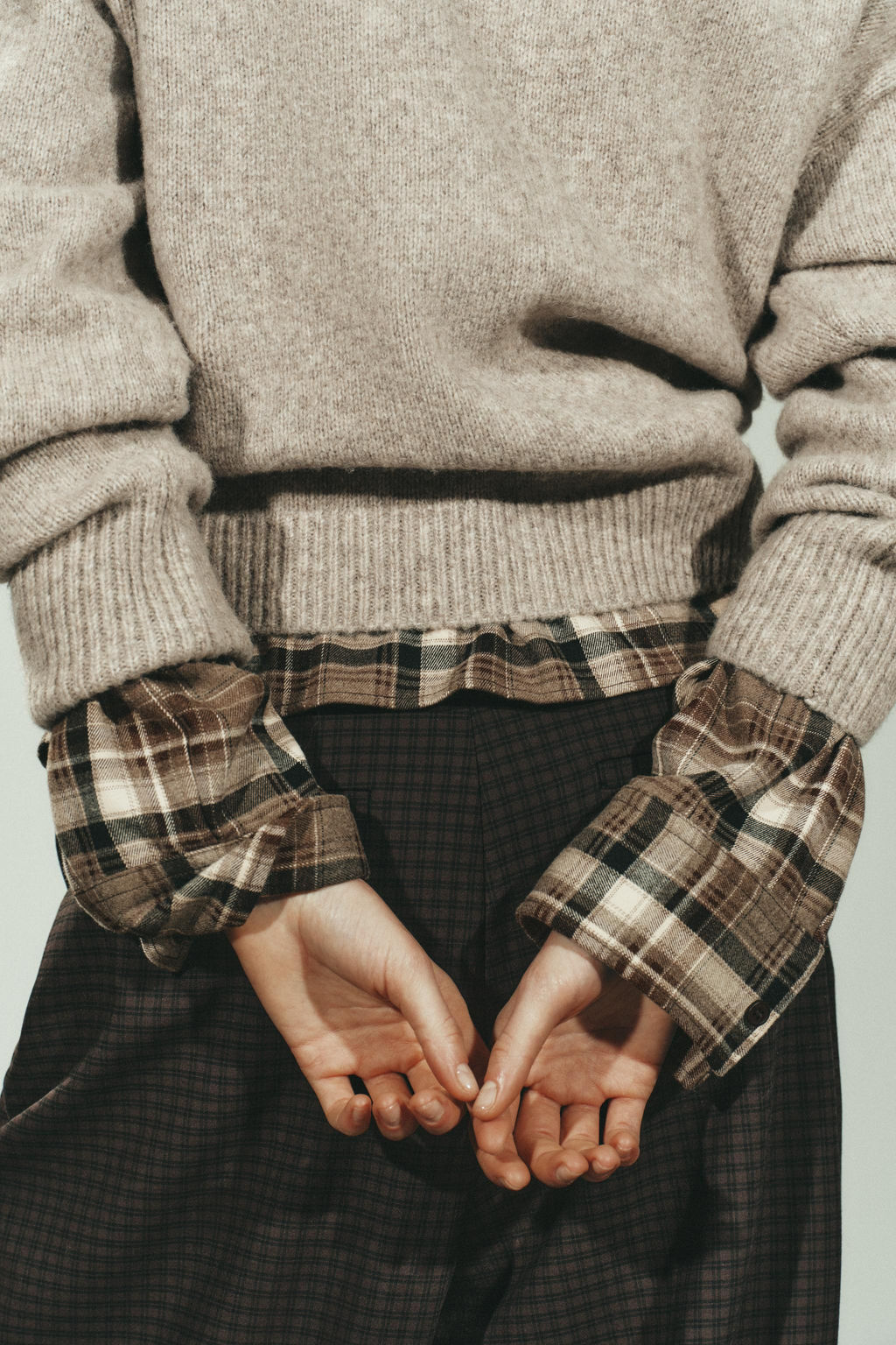 CHECK TROUSERS WITH DARTS - Zara фото 10