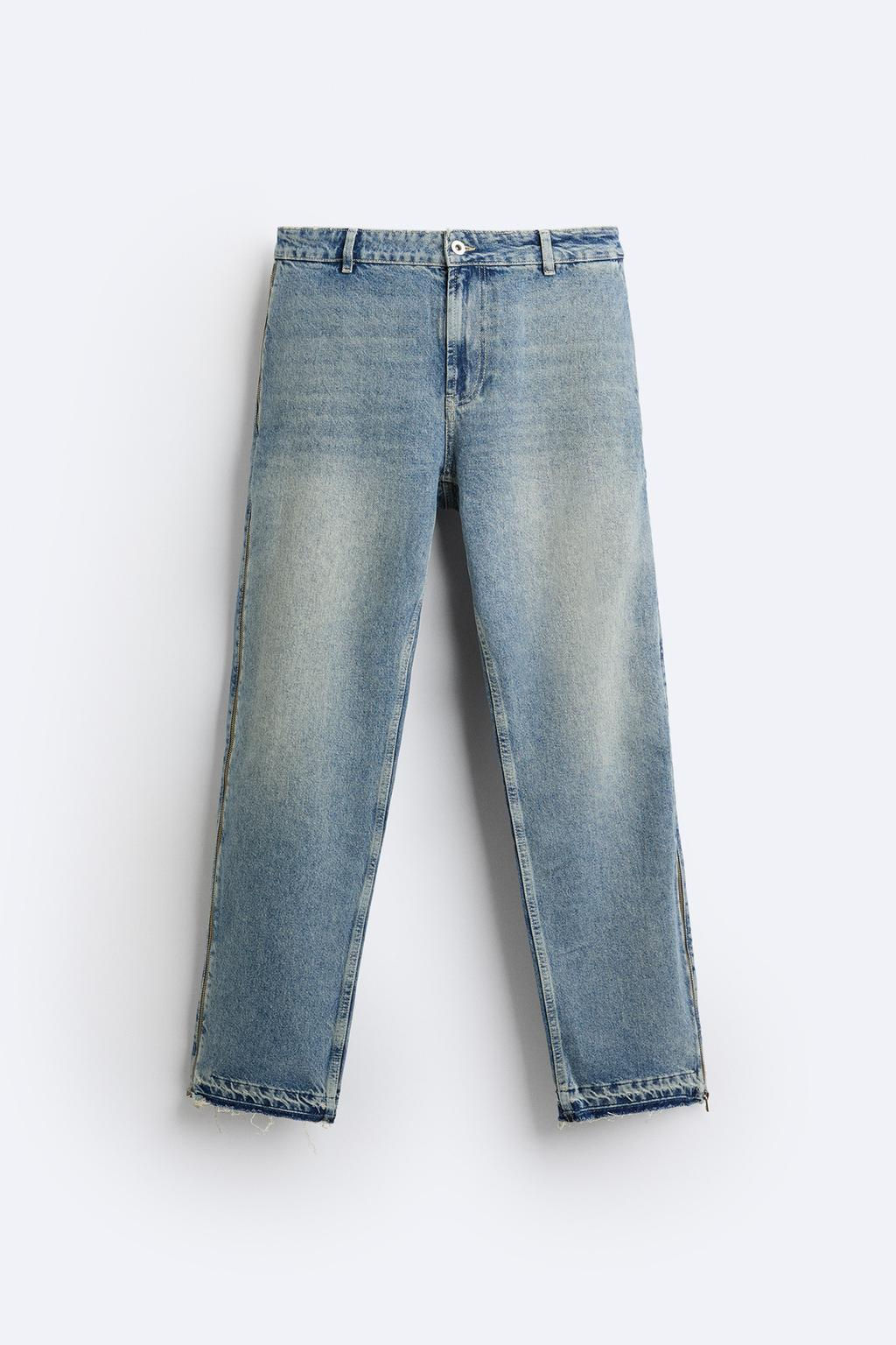 FLARED JEANS WITH ZIPS - Zara фото 6