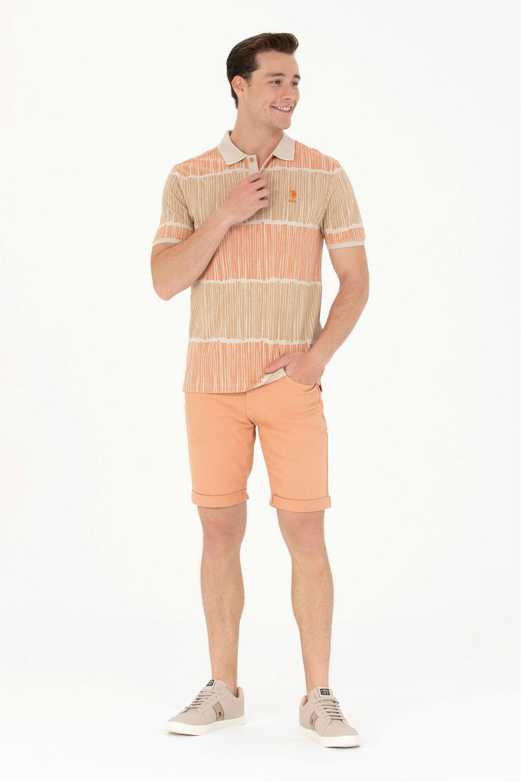 Мужская футболка с плиткой - U.s. polo assn фото 4