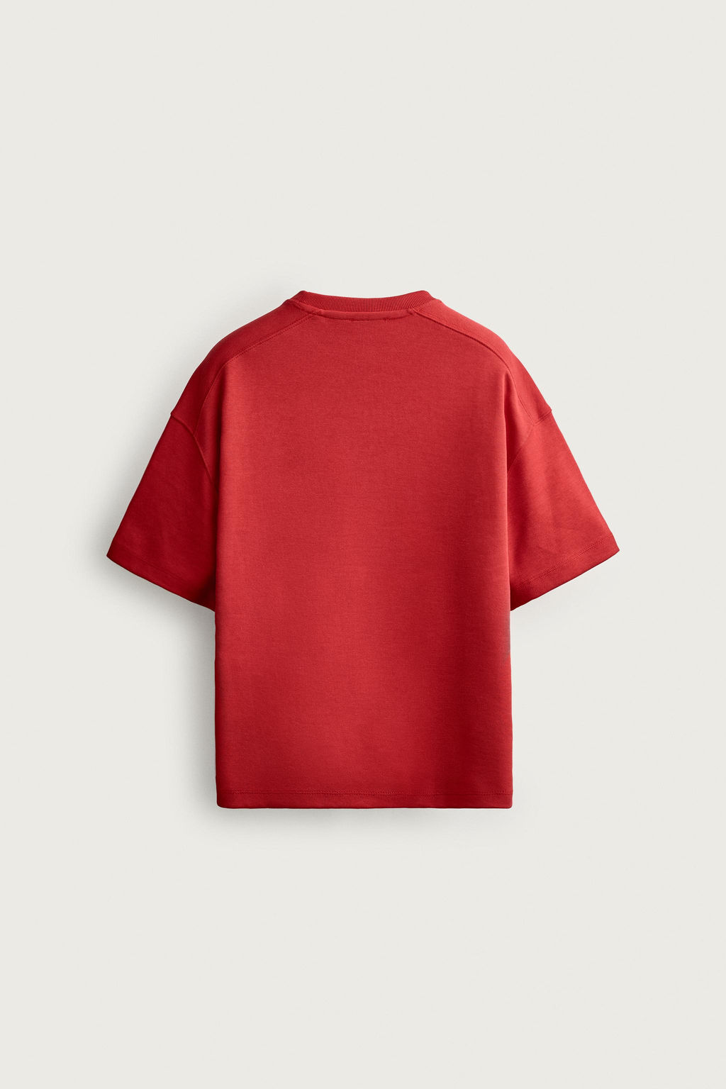 SUDADERA RELAXED FIT INTERLOCK / Rojo - Zara фото 10