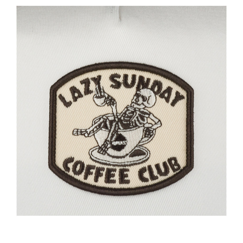 Бейсболка DJINNS арт. HFT Coffee Club (коричневый / белый)