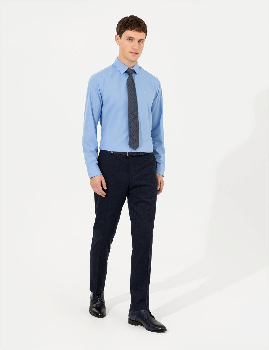 Lacivert Slim Fit Kuma_ Pantolon