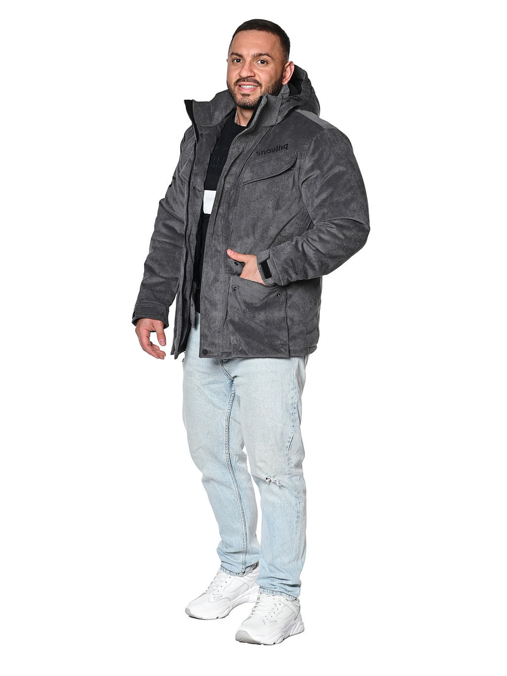 Куртка A-0183 Серый