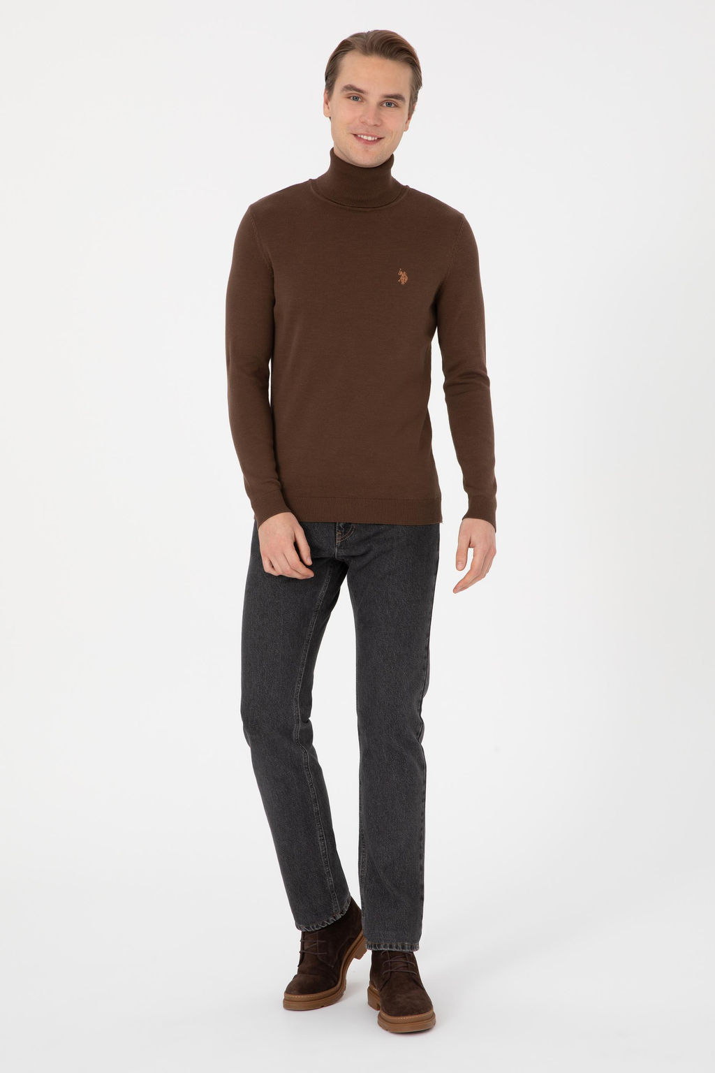 Erkek Kahverengi Basic Kazak - U.s. polo assn фото 4