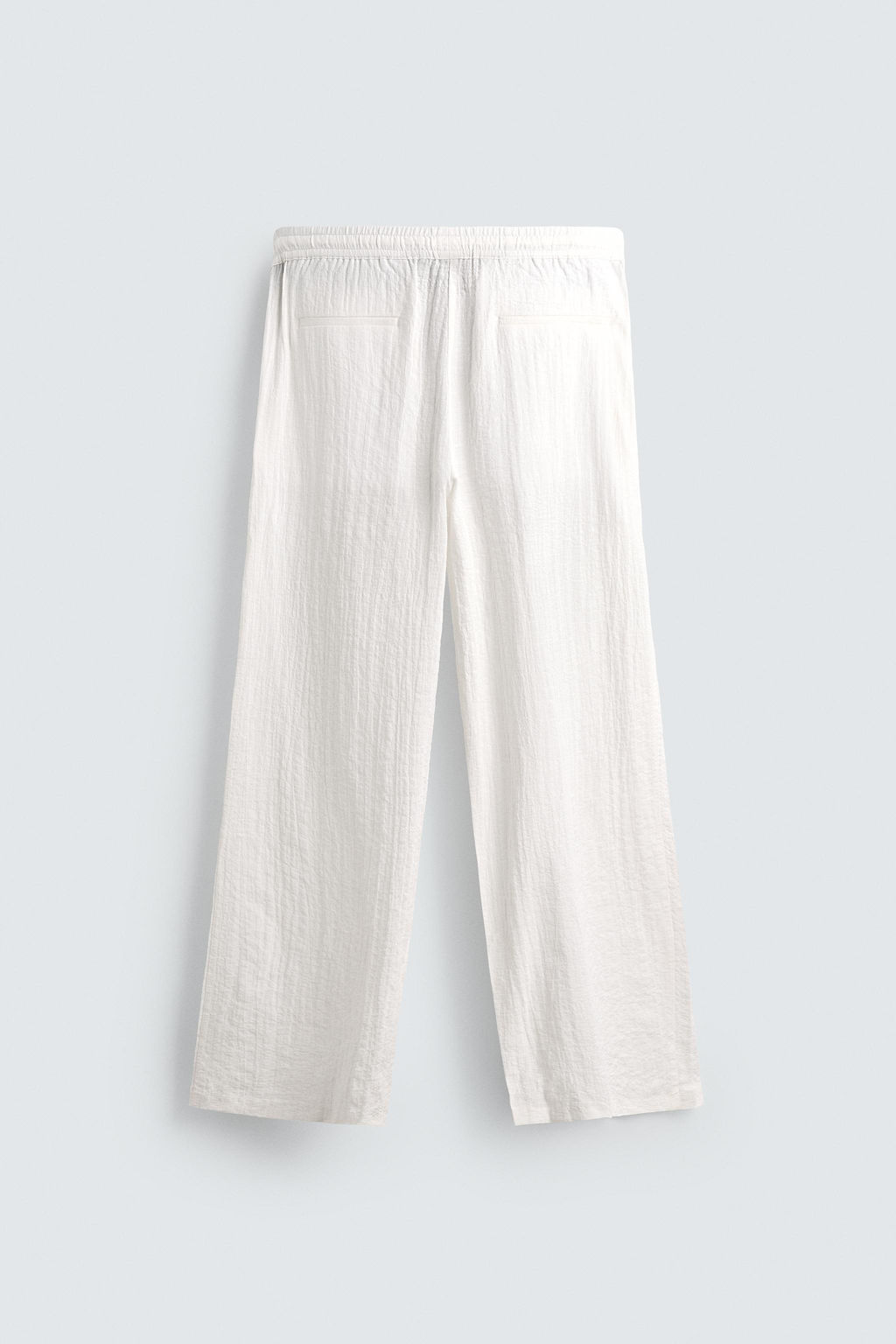 TEXTURED RELAXED FIT TROUSERS - Zara фото 7