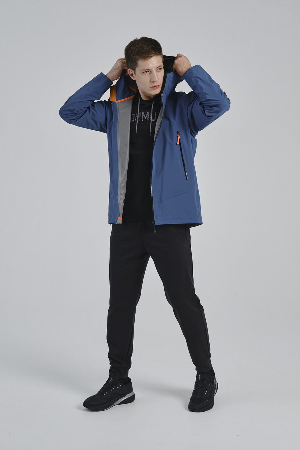 Куртка Мембранная Guanjun Темно-синий - Anta фото 3