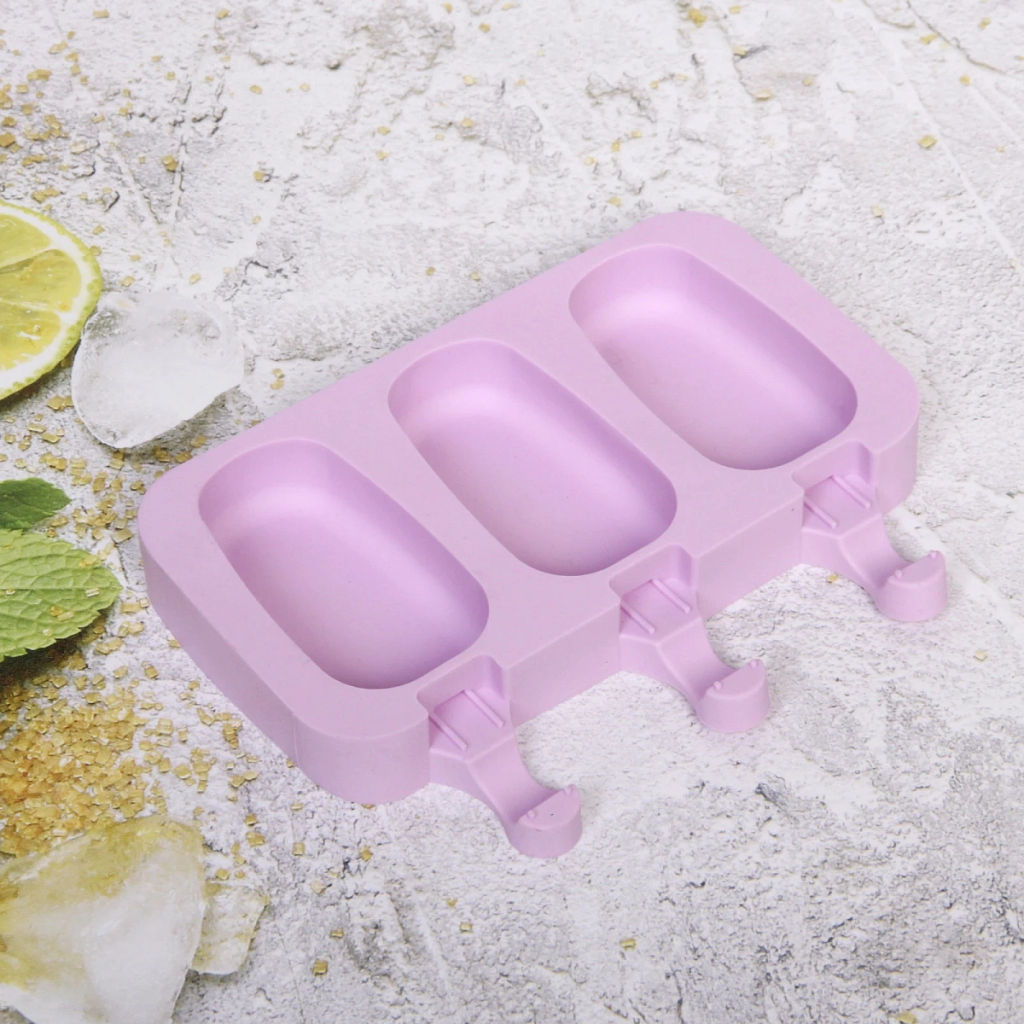 Цена за 2 шт. Форма для приготовления мороженого "Эскимо" силиконовая 19,5*15см