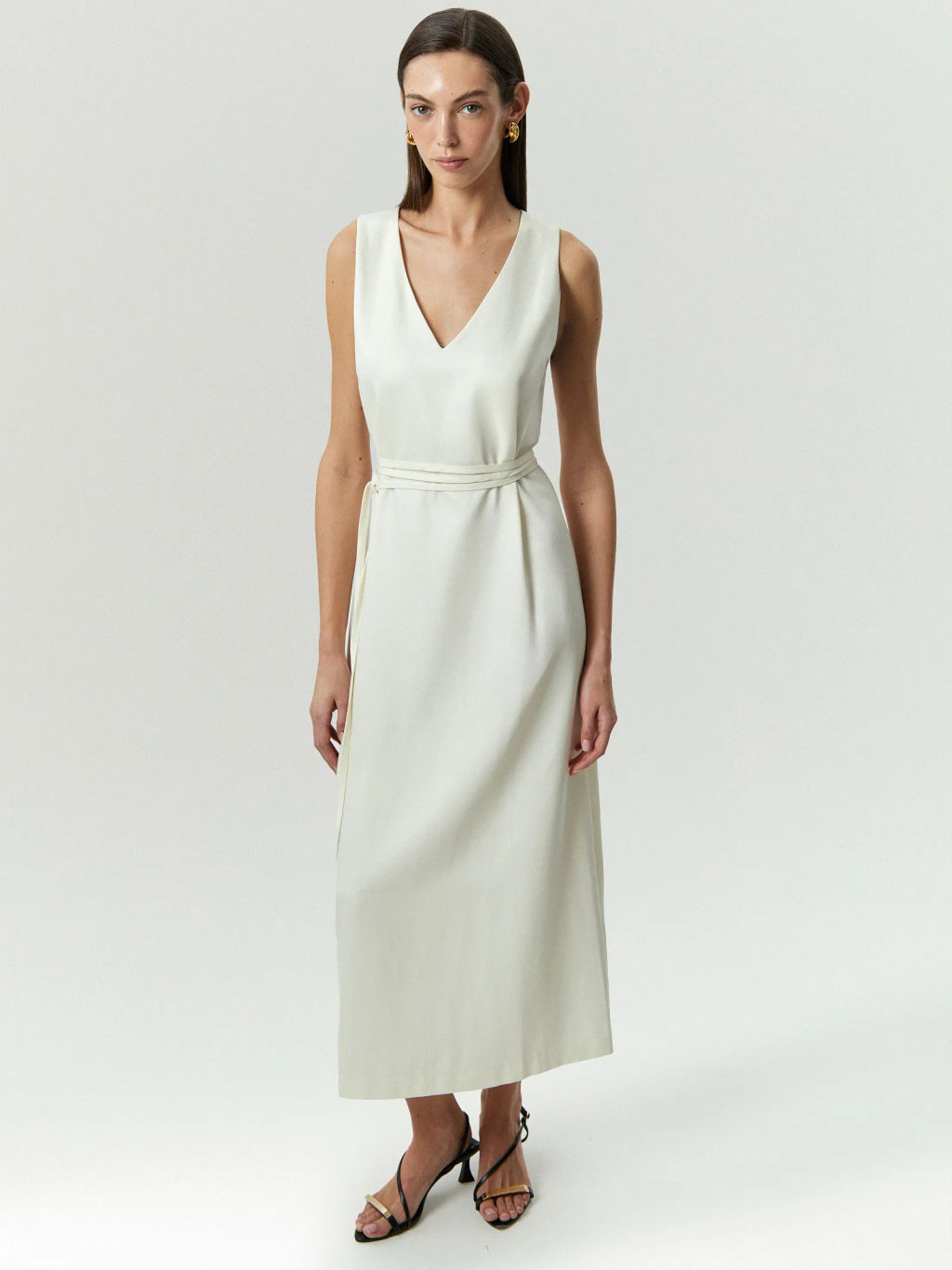 ЕМКА NEW / Платье макси с поясом - Emka фото 3