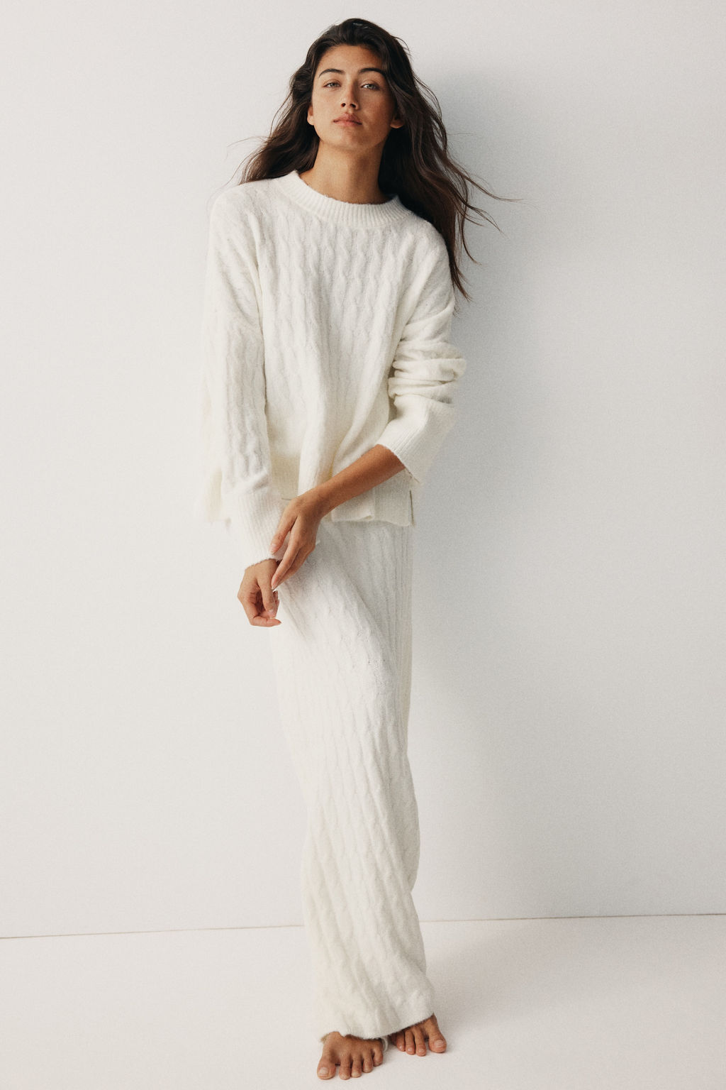 Jersey en punto trenzado - H&m фото 10