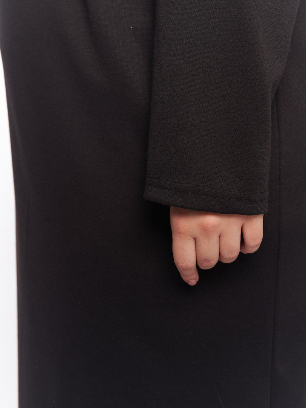 Платье из плотного трикотажа PP51806BLK01