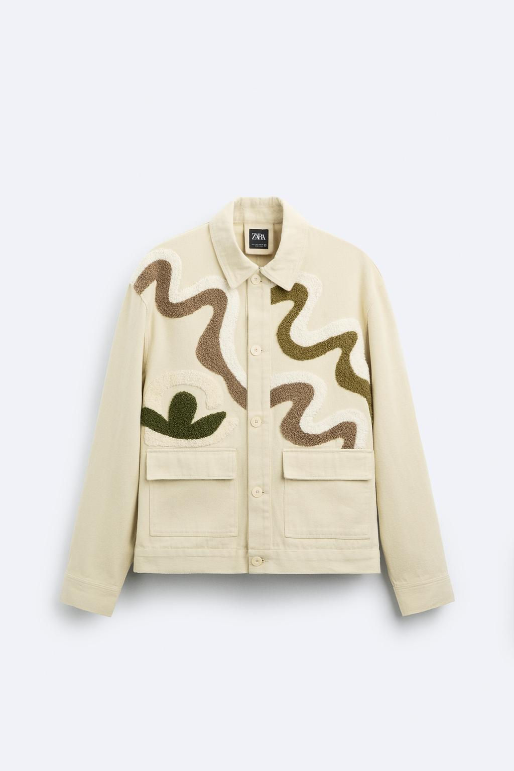 JACKET WITH RAISED PATCHES - Zara фото 6