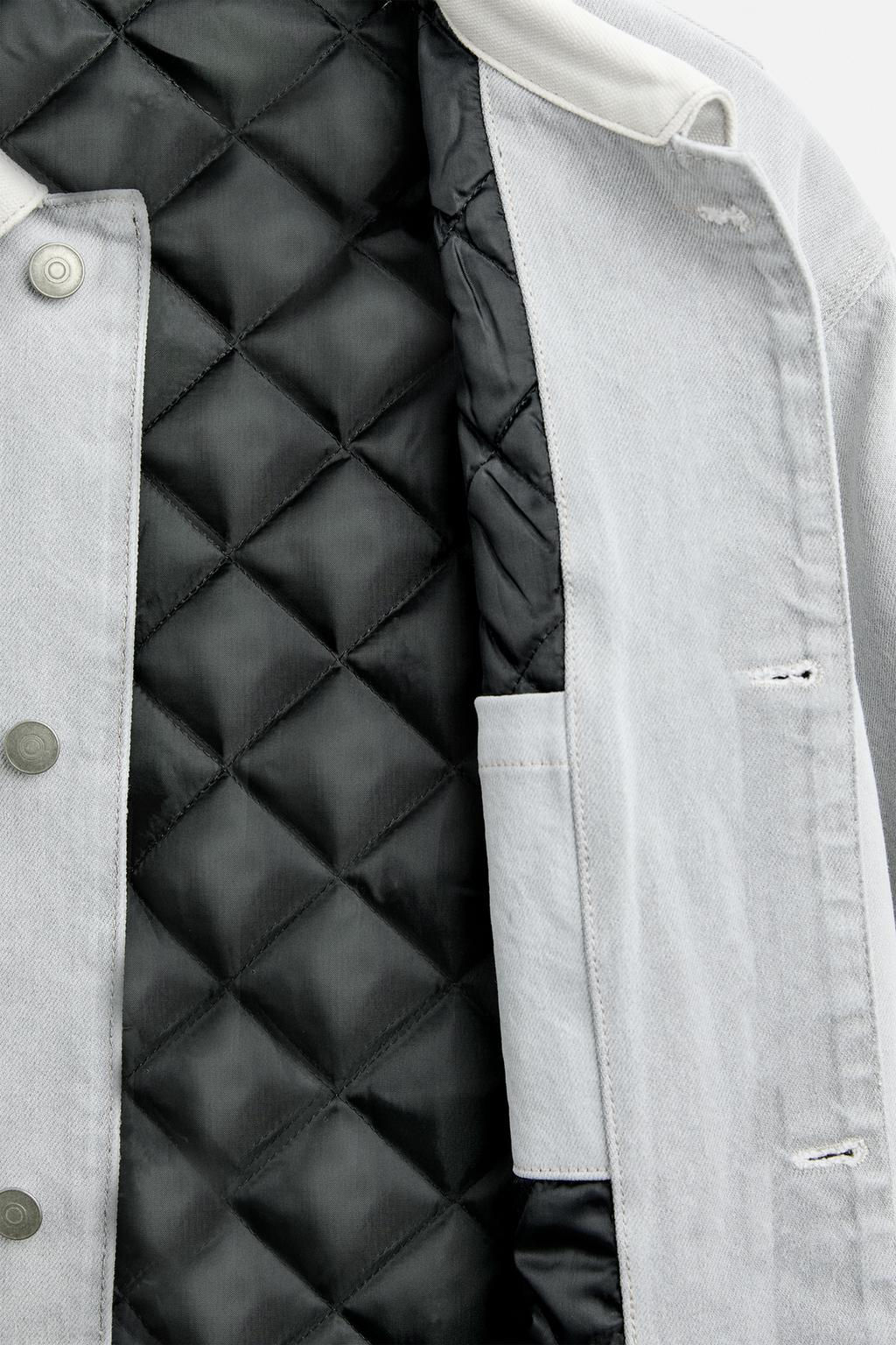 DENIM JACKET WITH CONTRAST COLLAR - LIMITED EDITION - Zara фото 10