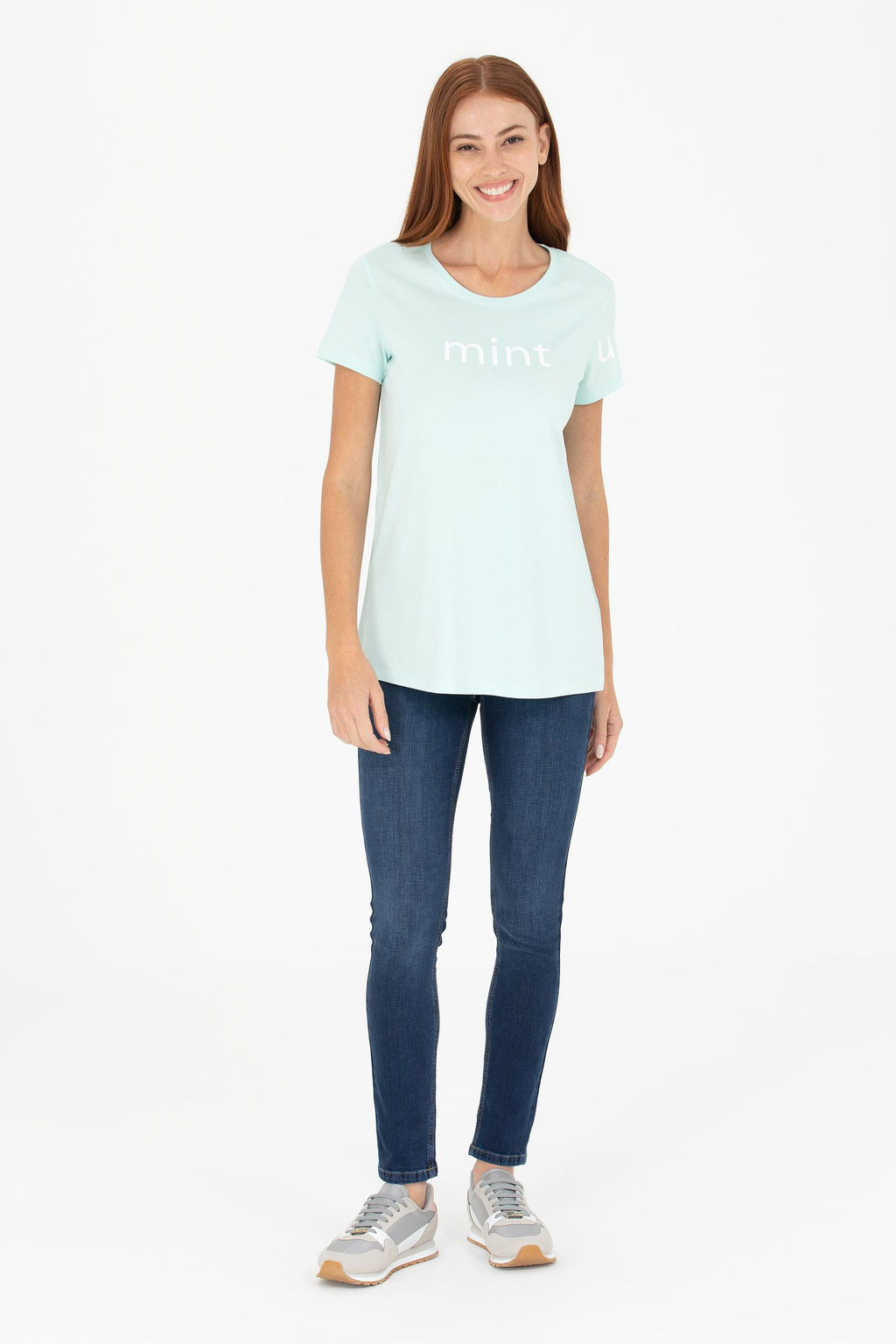 U. S. Polo Assn Женская мятная футболка с круглым вырезом - U.s. polo assn фото 18