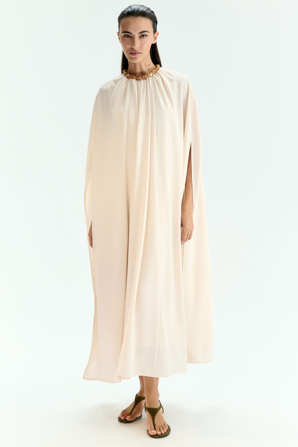 Vestido capa con cuentas - H&m фото 2