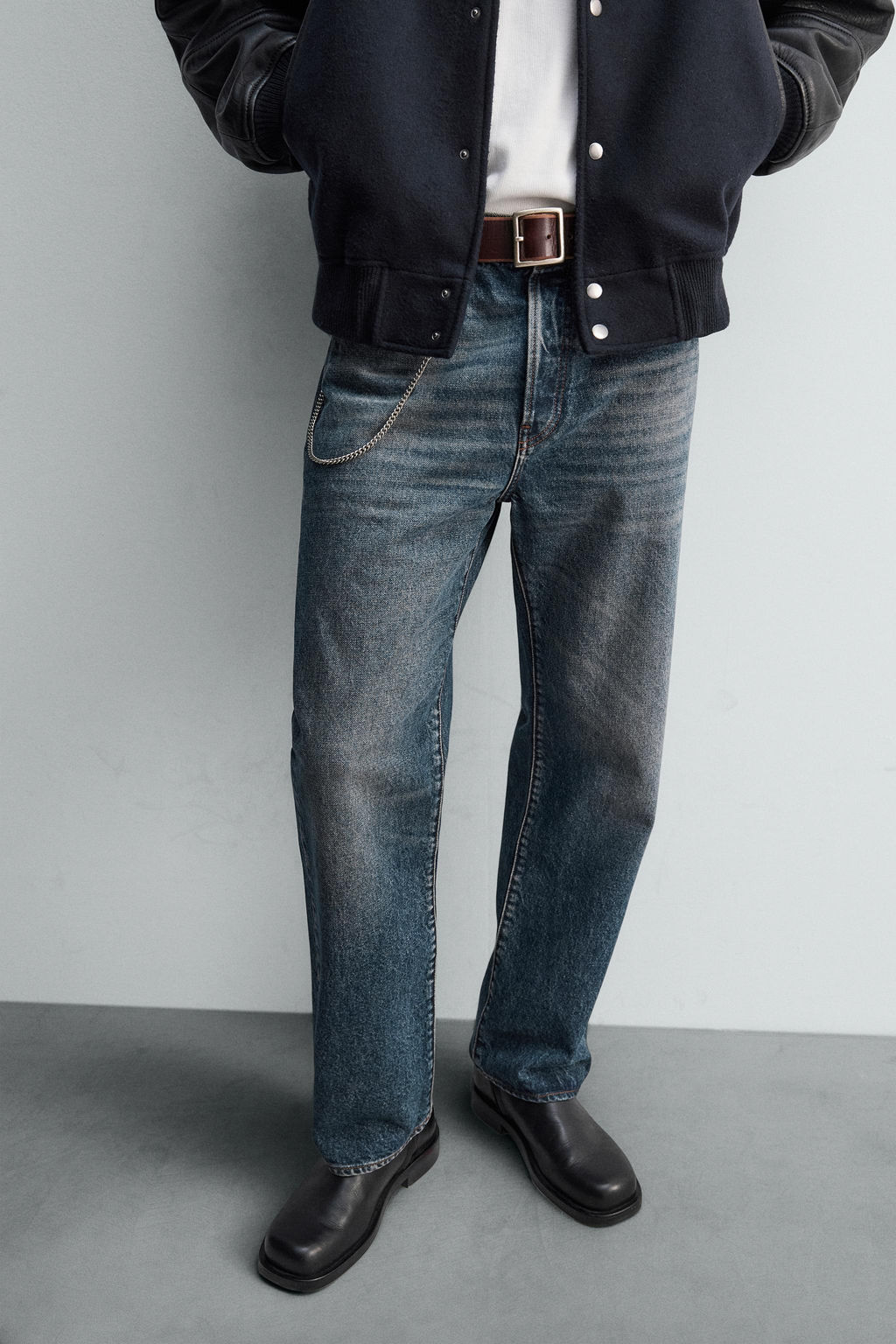 STRAIGHT ANKLE FIT LIMITED EDITION JEANS - Zara фото 5