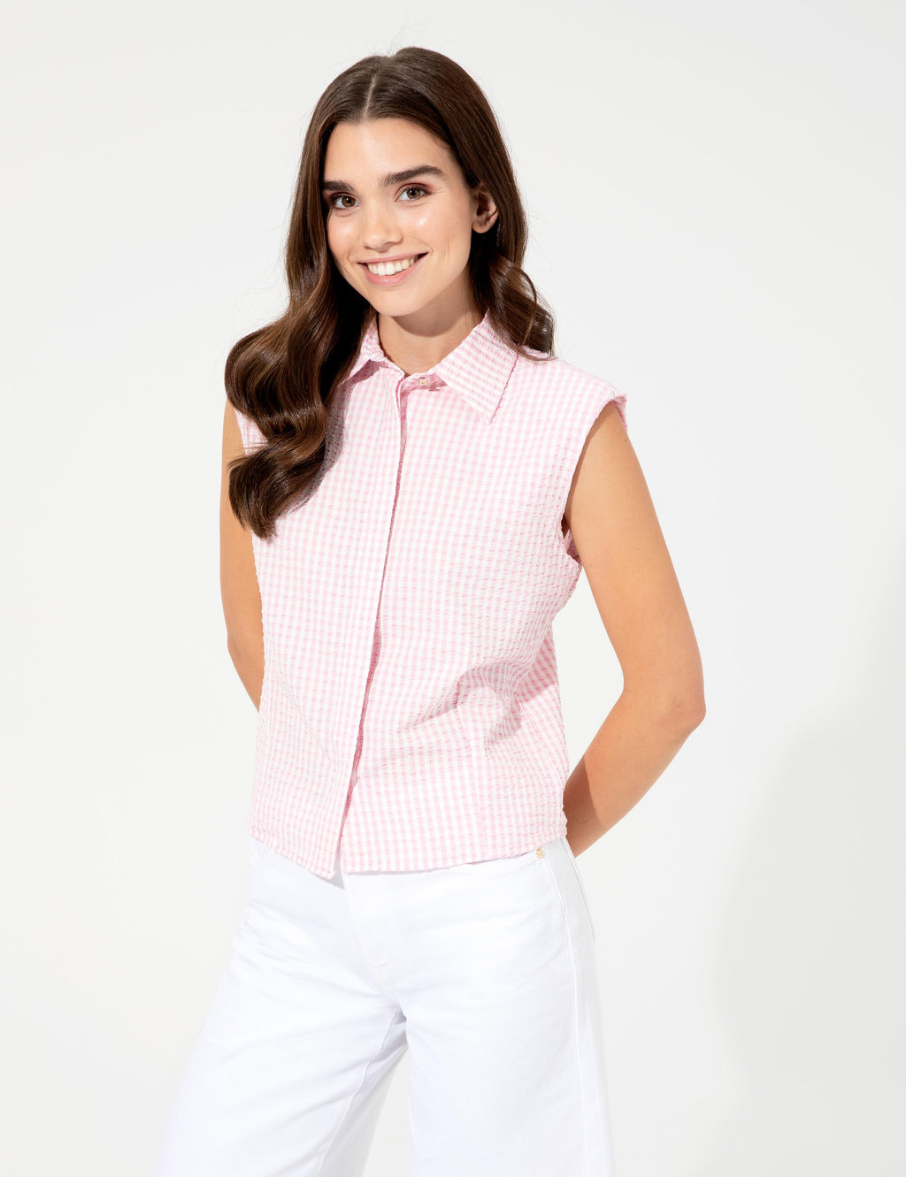 Lila Crop Top Kolsuz G_mlek - Pierre cardin фото 4